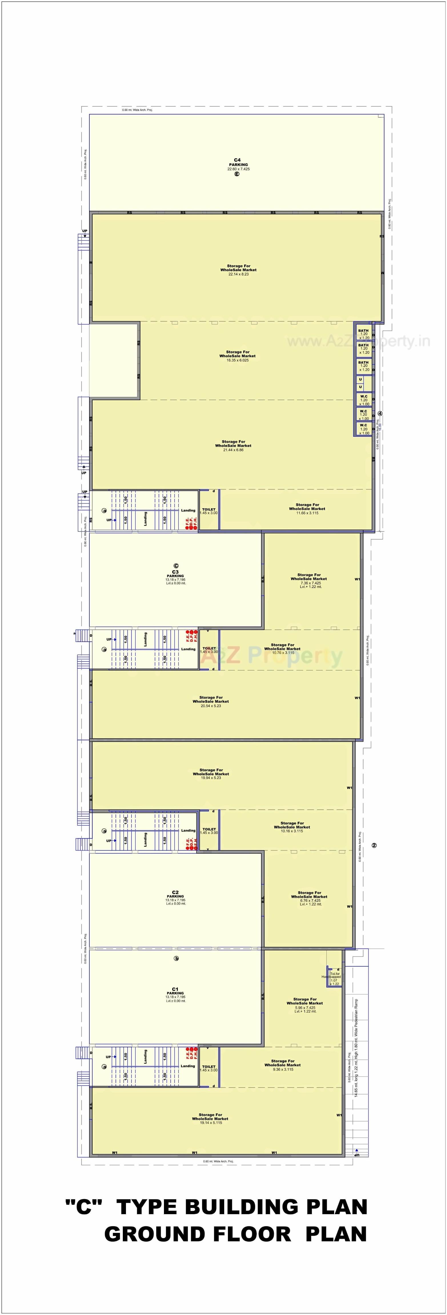 Layout of real estate project Rajhans Transport Nagar located at Surat, Surat, Gujarat