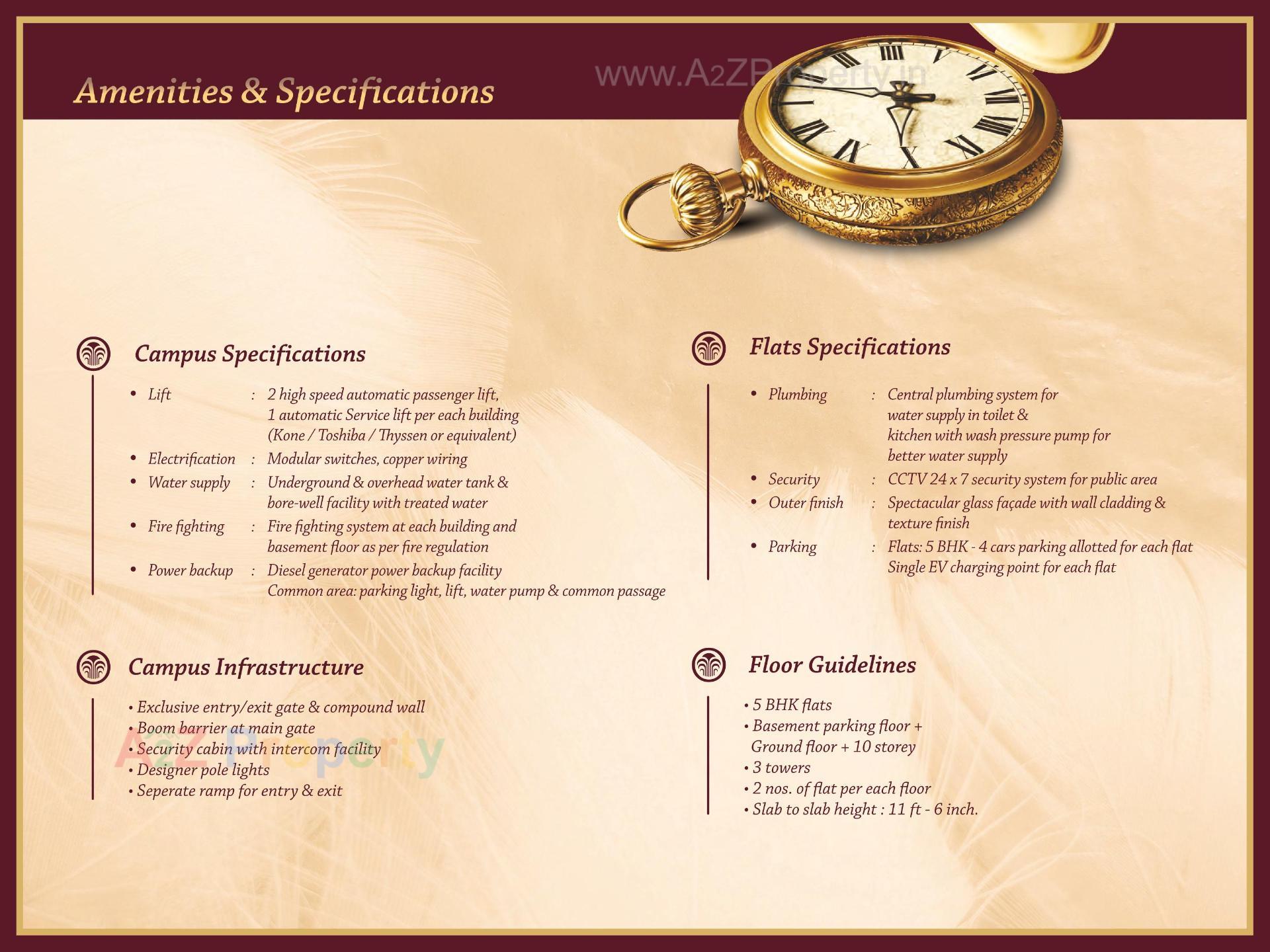  of real estate project Rajhans Trionzza located at Vesu, Surat, Gujarat