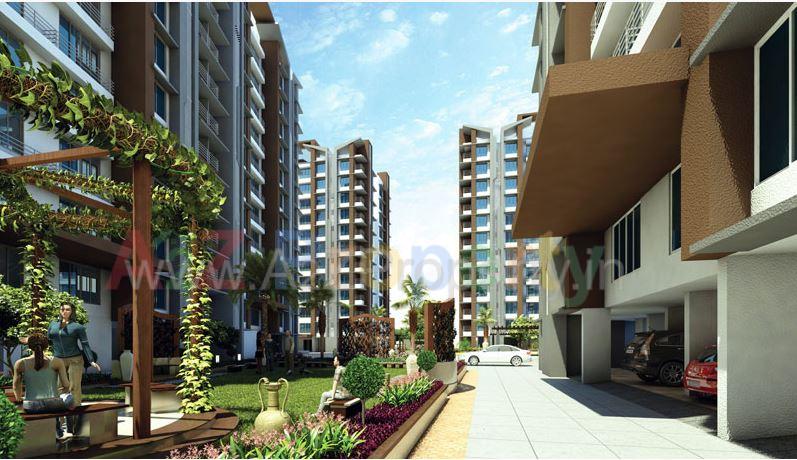 3D Elevation of real estate project Rameshwaram Hills located at Bamroli, Surat, Gujarat