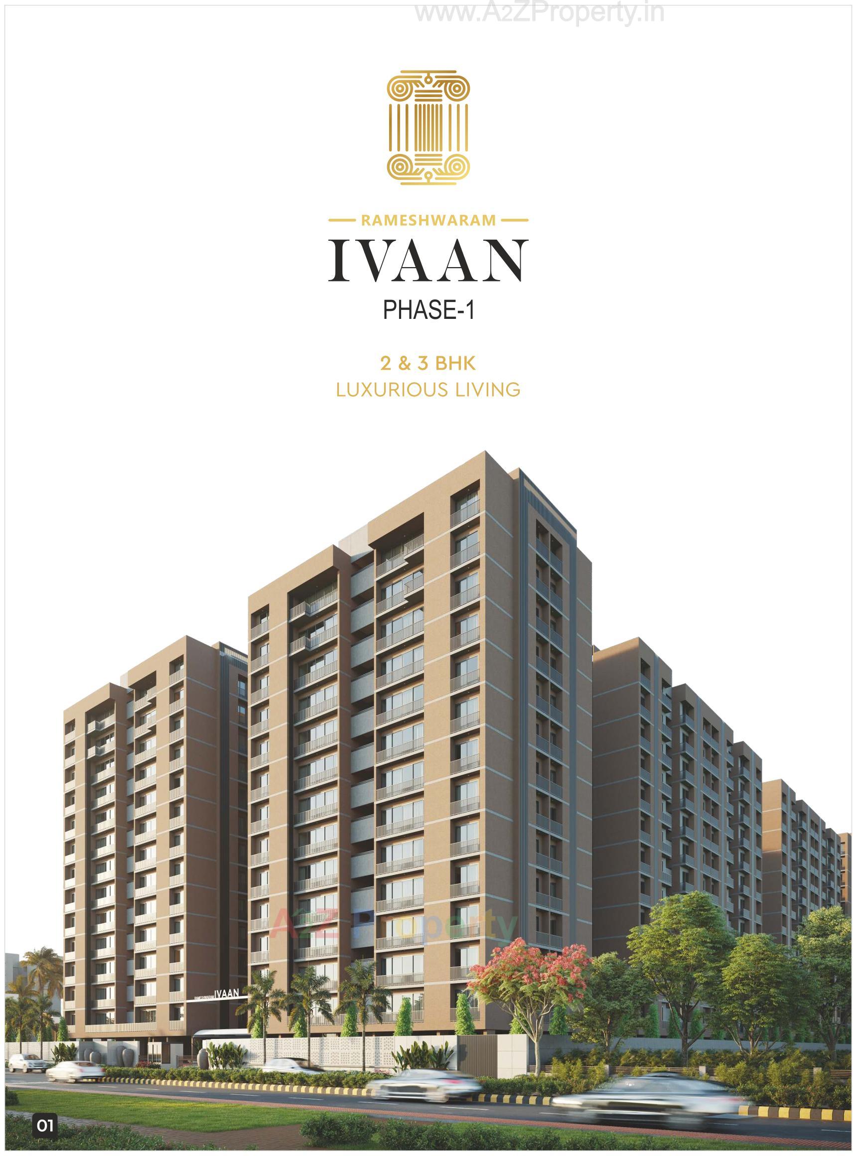 3D Elevation of real estate project Rameshwaram Ivaan located at Palanpor, Surat, Gujarat