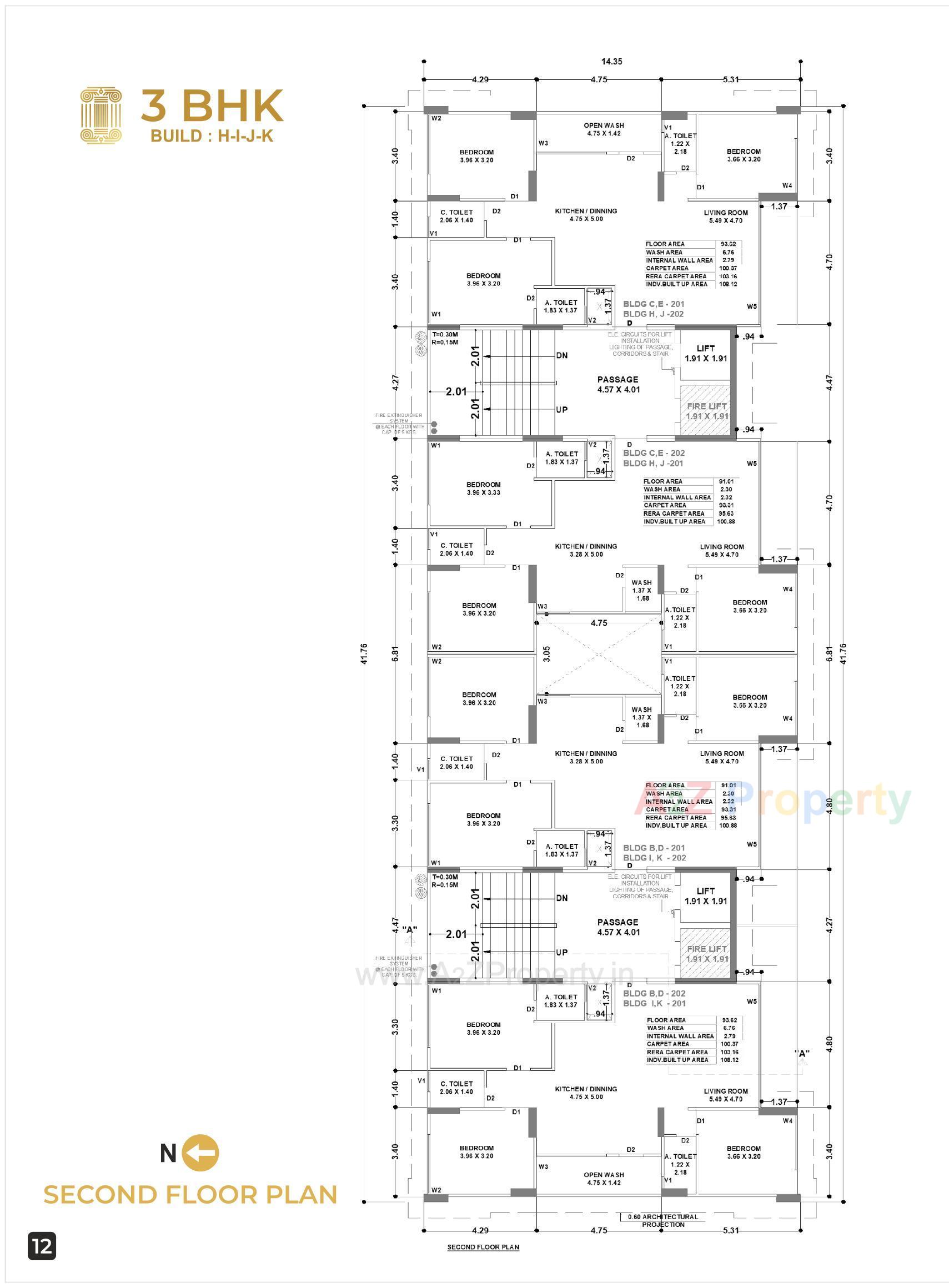 Layout of real estate project Rameshwaram Ivaan located at Palanpor, Surat, Gujarat