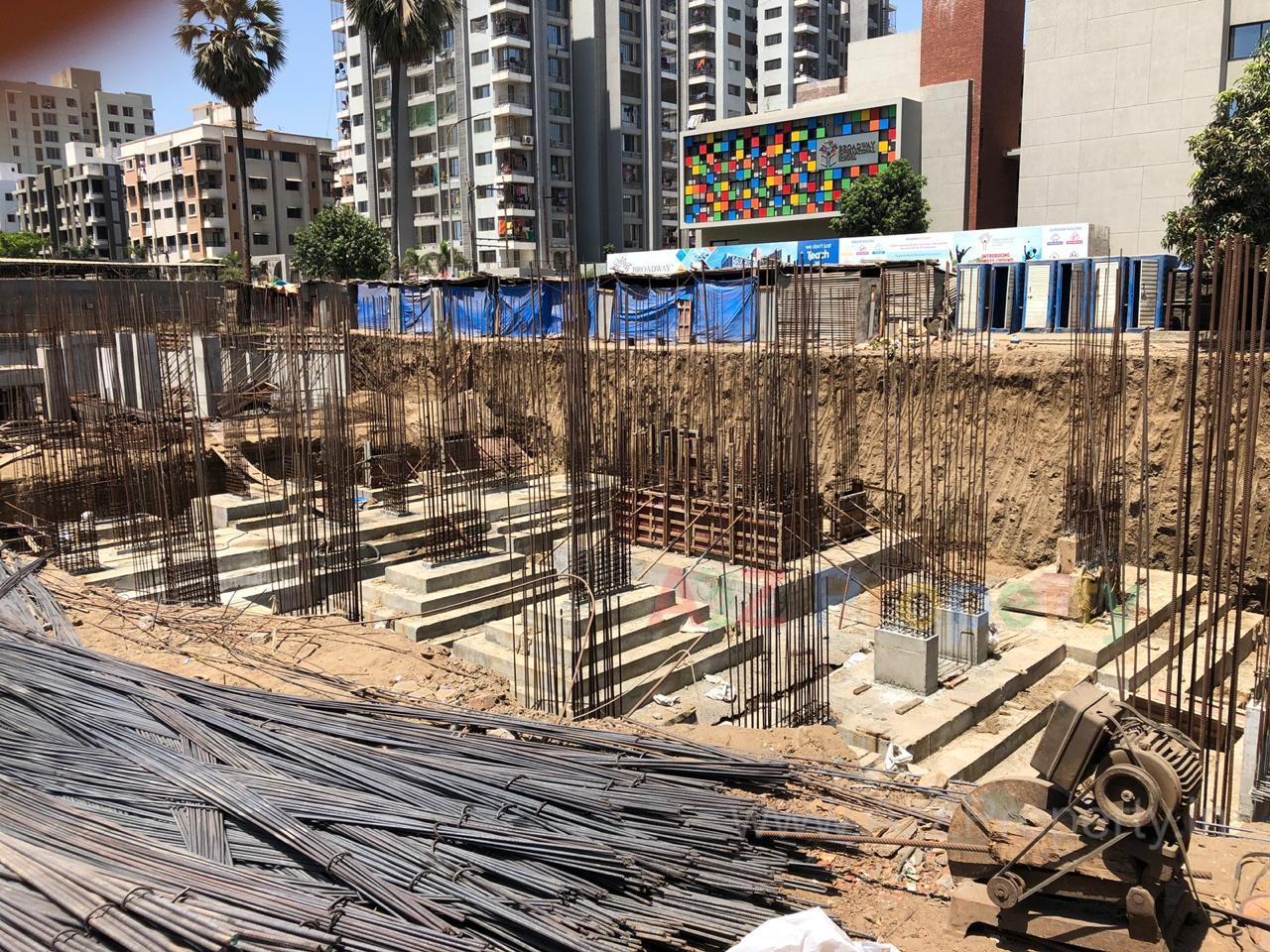 155853_const of real estate project Rameshwaram Keshav Heights located at Althan, Surat, Gujarat