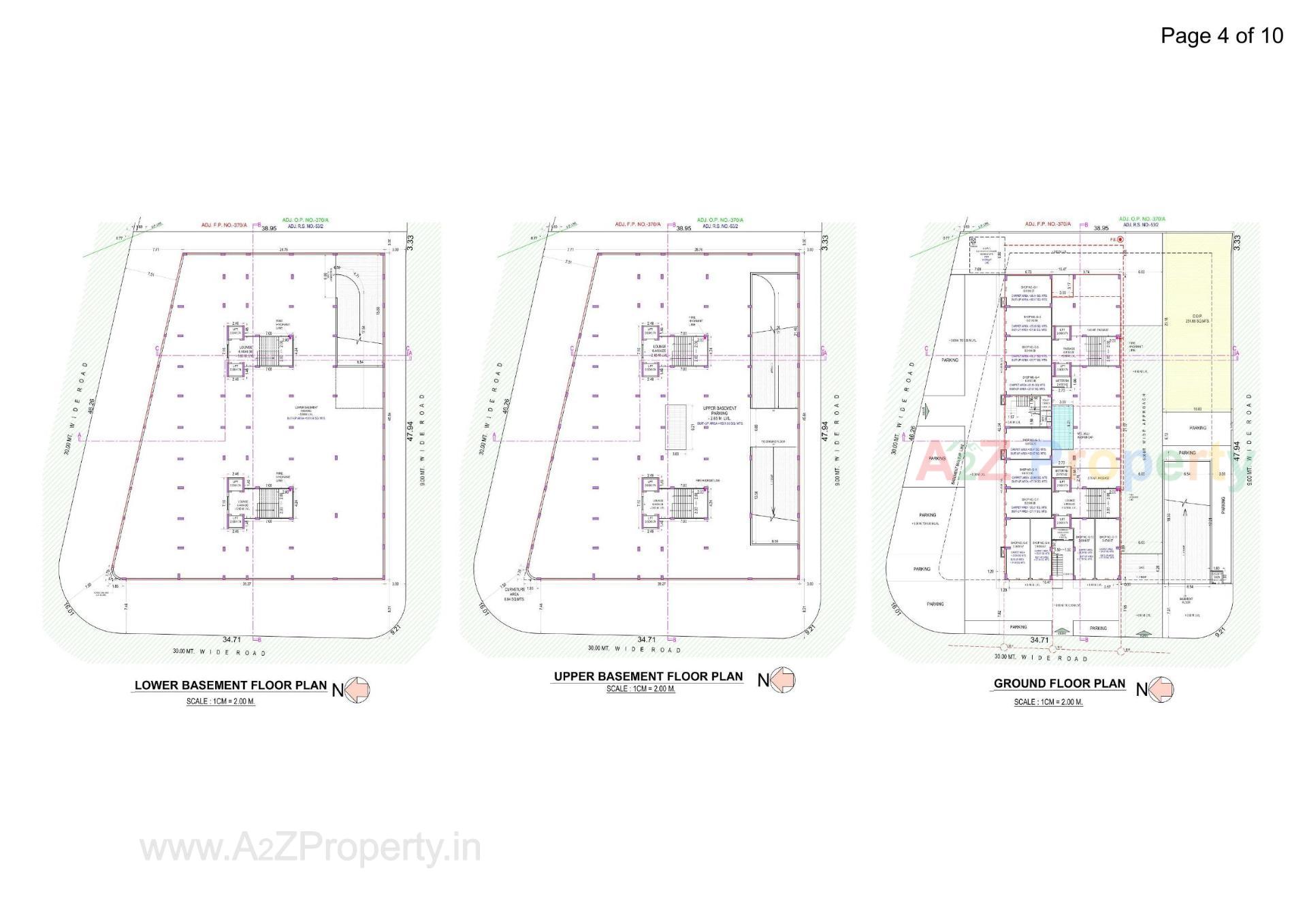 Layout of real estate project Ramkunj Icon located at Sonari, Surat, Gujarat