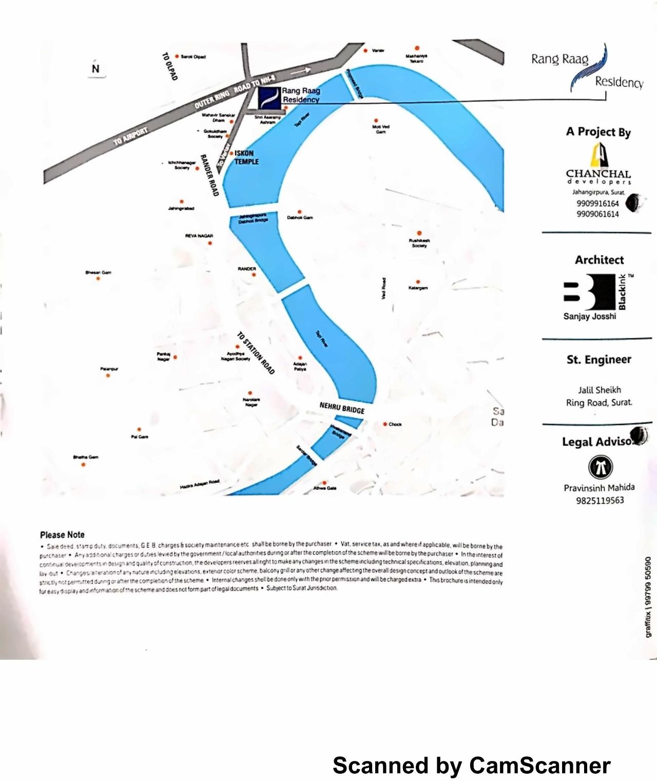  of real estate project Rang Raag Residency located at Jahangir-pura, Surat, Gujarat