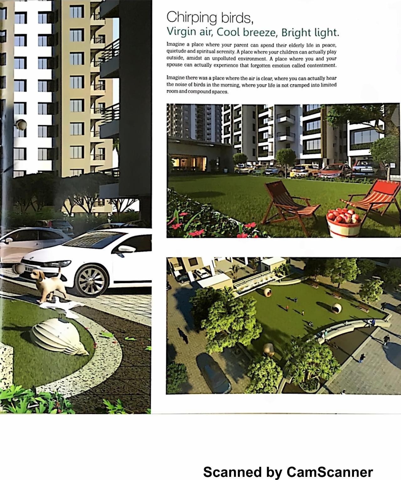 3D Elevation of real estate project Rang Raag Residency located at Jahangir-pura, Surat, Gujarat