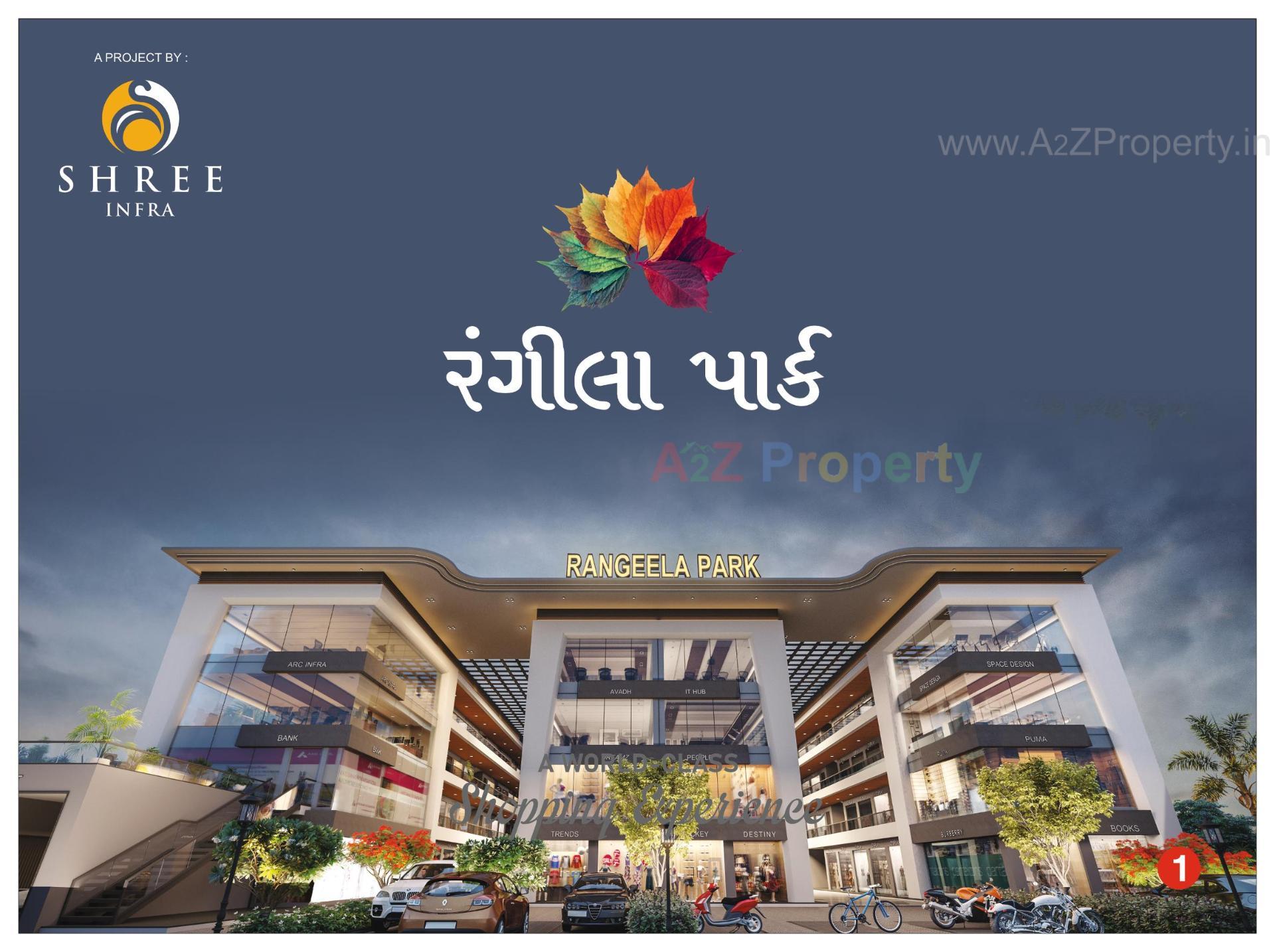 3D Elevation of real estate project Rangila  Park located at Mo, Surat, Gujarat