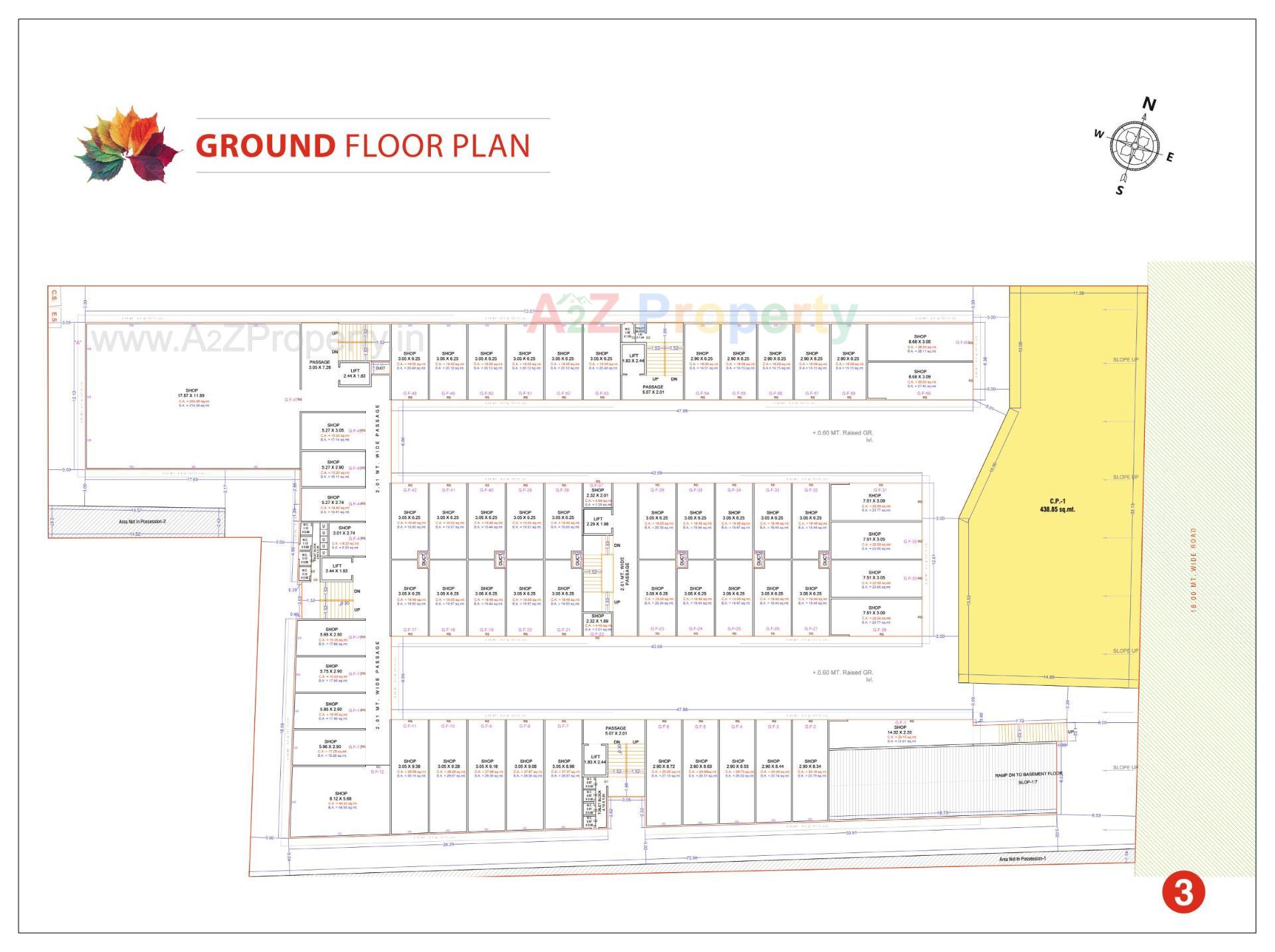 Layout of real estate project Rangila  Park located at Mo, Surat, Gujarat