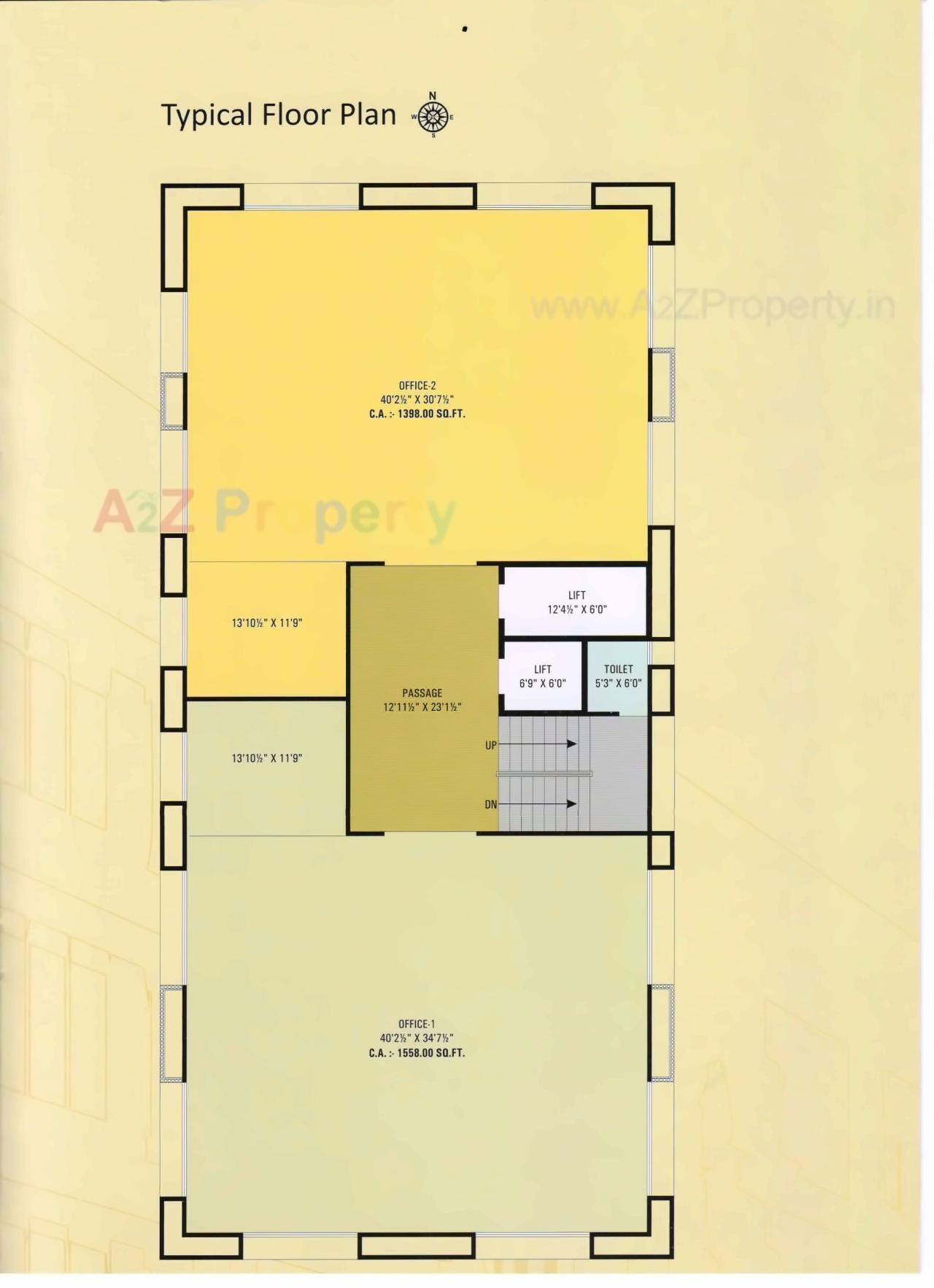 Layout of real estate project Rexona located at Laladarvaja, Surat, Gujarat