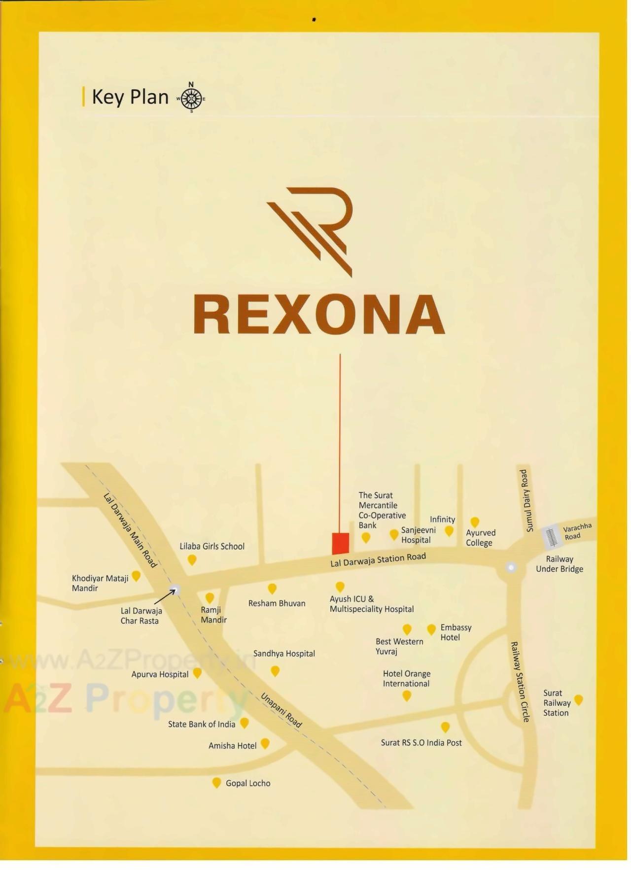  of real estate project Rexona located at Laladarvaja, Surat, Gujarat