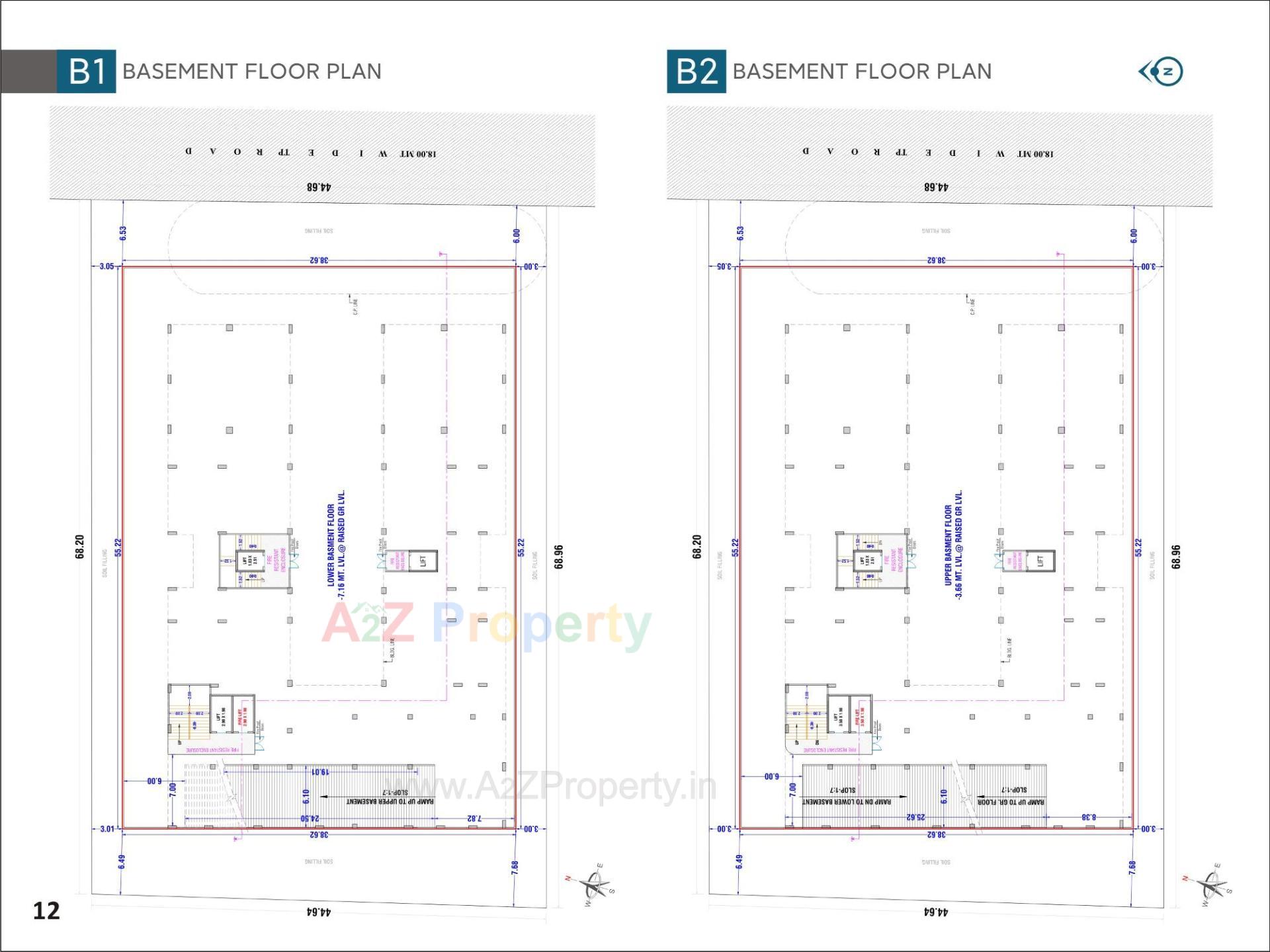 Layout of real estate project Rio Business Hub located at Mo, Surat, Gujarat