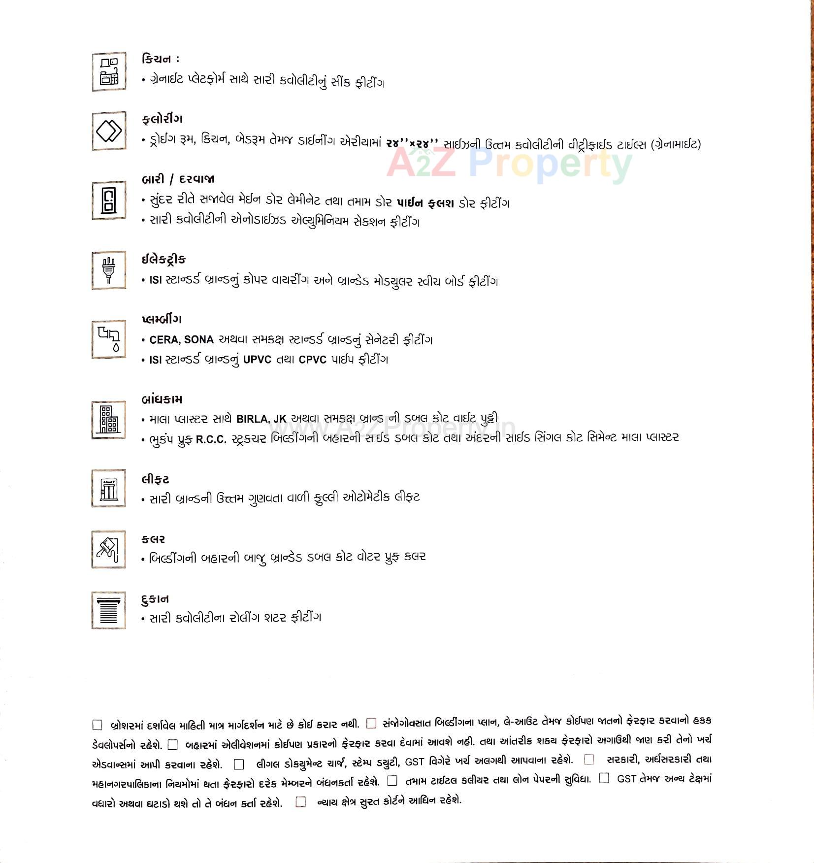  of real estate project Rivanta Square located at Variav, Surat, Gujarat