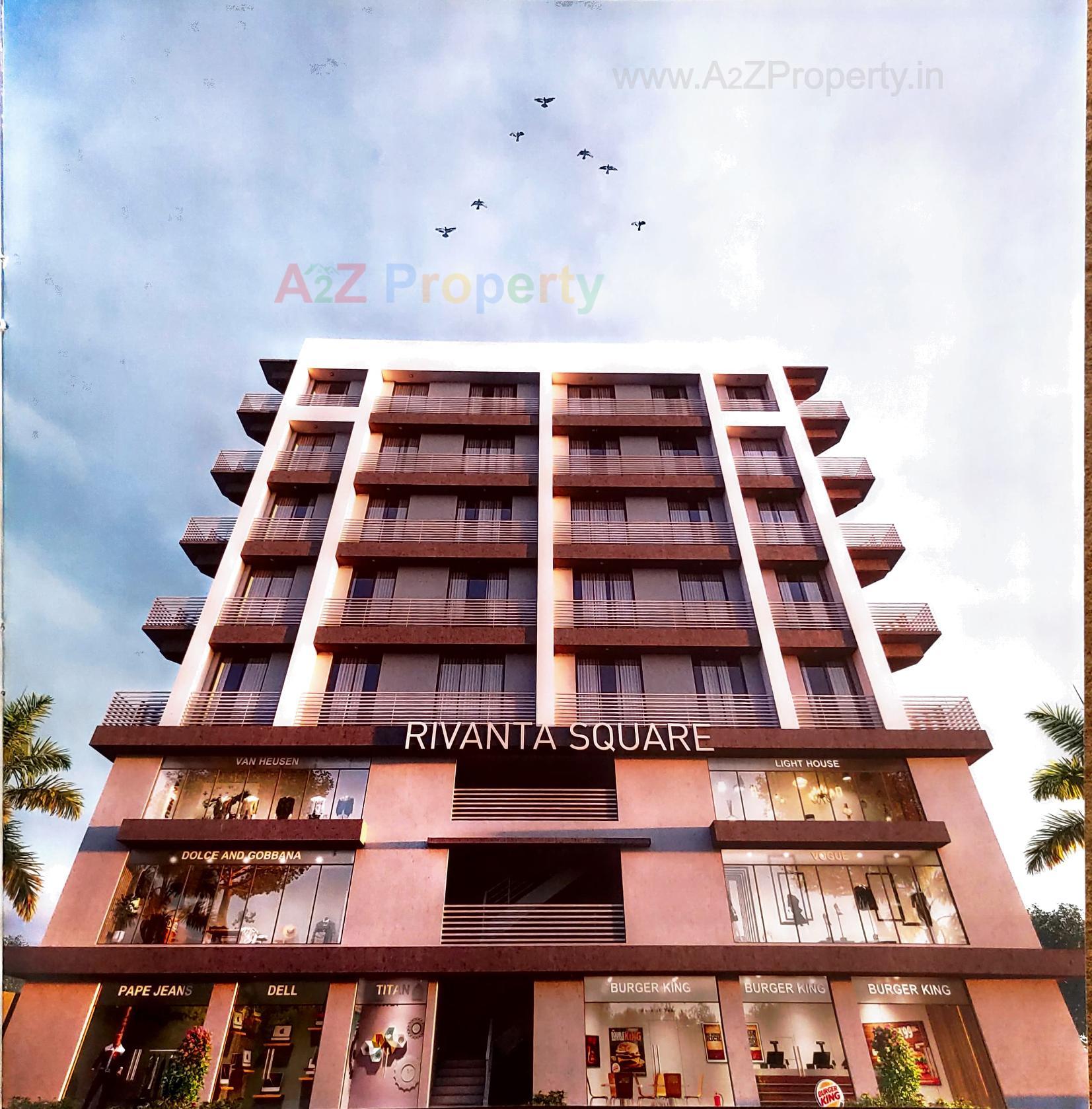 3D Elevation of real estate project Rivanta Square located at Variav, Surat, Gujarat