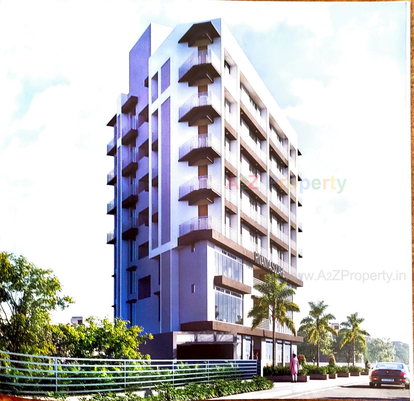 3D Elevation of real estate project Rivanta Square located at Variav, Surat, Gujarat