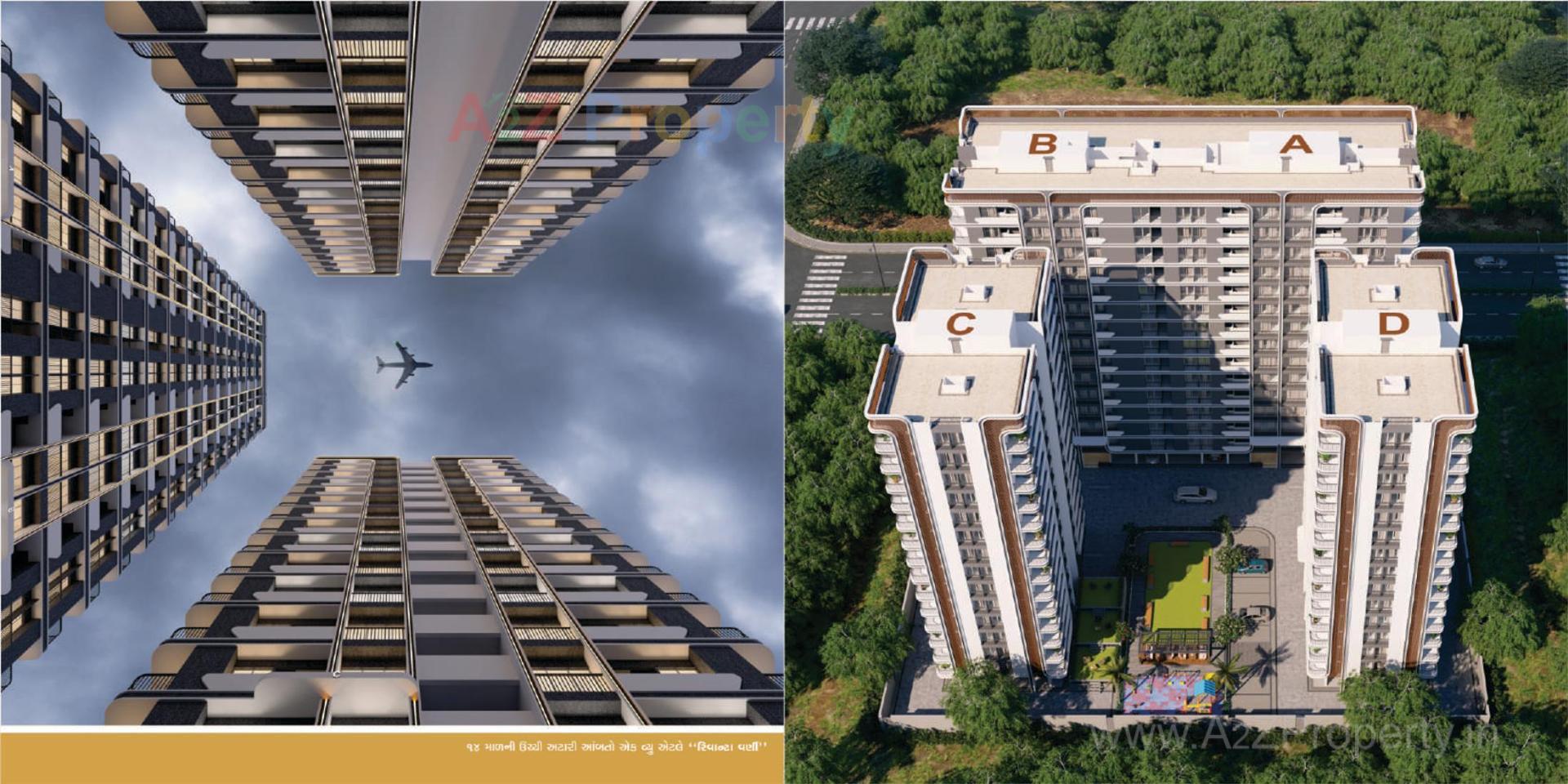 3D Elevation of real estate project Rivanta Varni located at Variyav, Surat, Gujarat