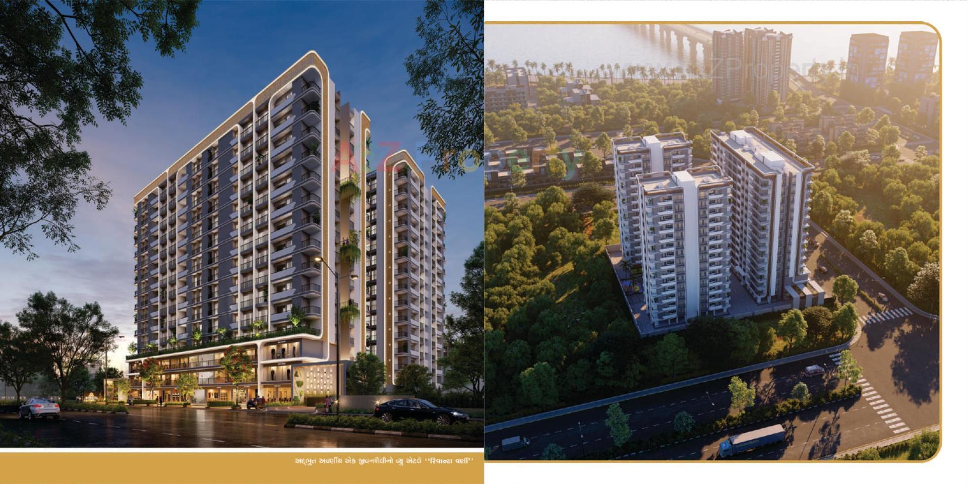 3D Elevation of real estate project Rivanta Varni located at Variyav, Surat, Gujarat