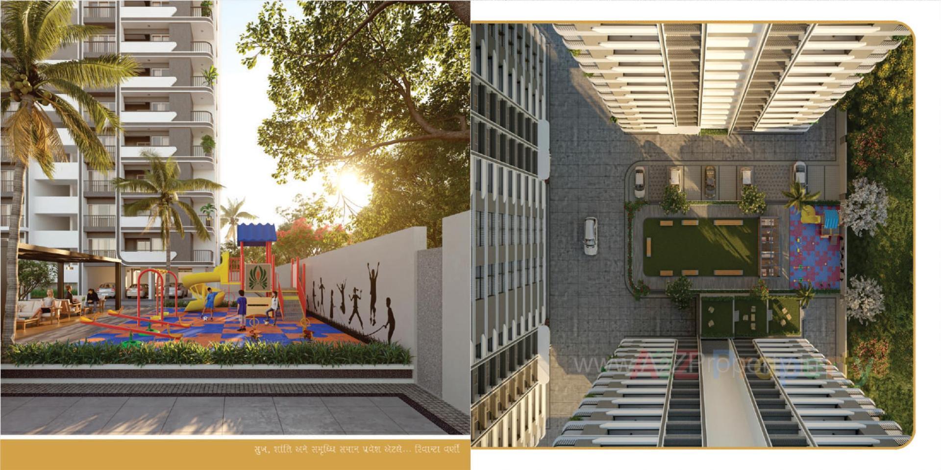 3D Elevation of real estate project Rivanta Varni located at Variyav, Surat, Gujarat