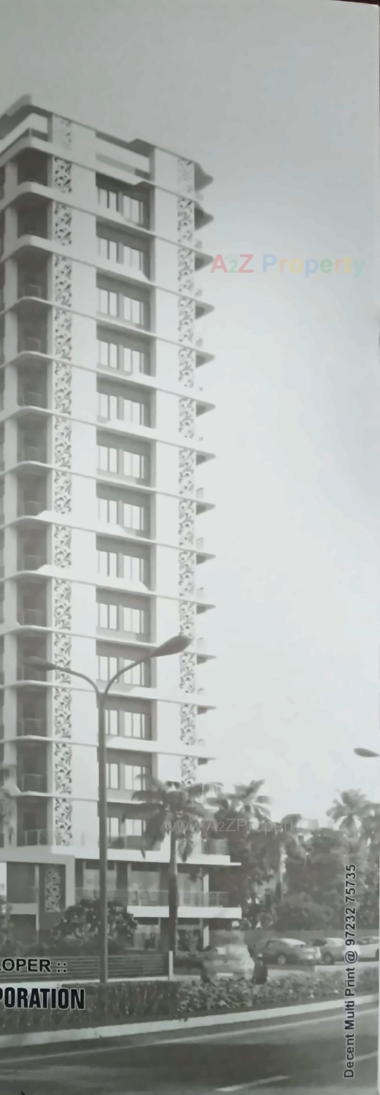 3D Elevation of real estate project River Heights located at Surat, Surat, Gujarat