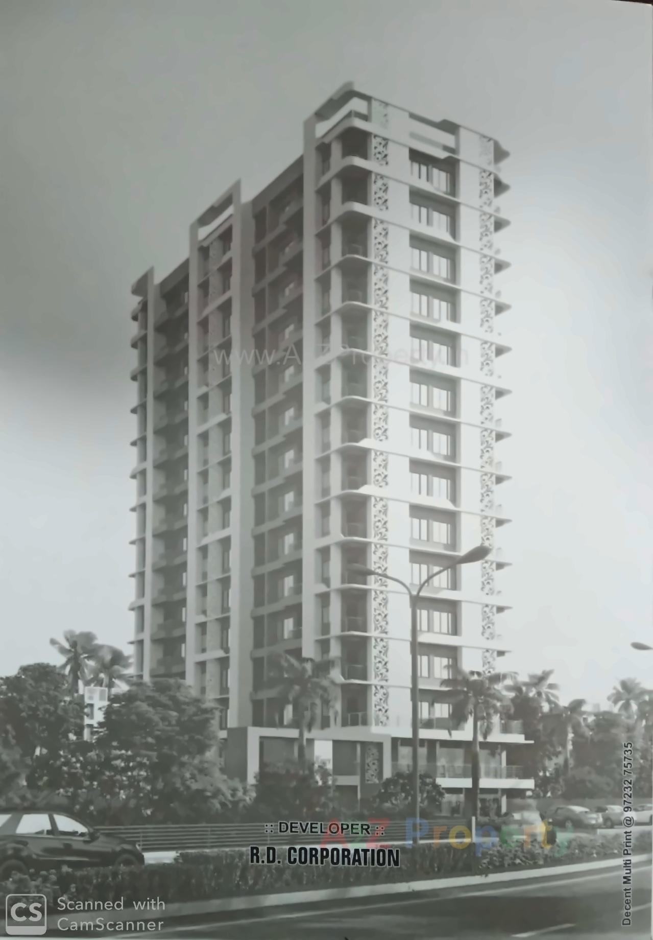 3D Elevation of real estate project River Heights located at Surat, Surat, Gujarat