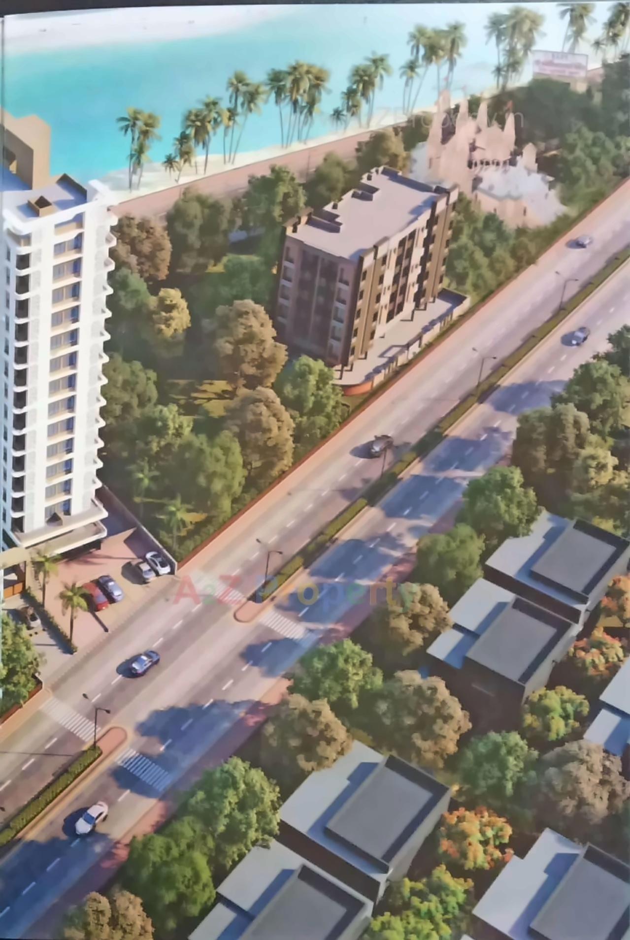 3D Elevation of real estate project River Heights located at Surat, Surat, Gujarat