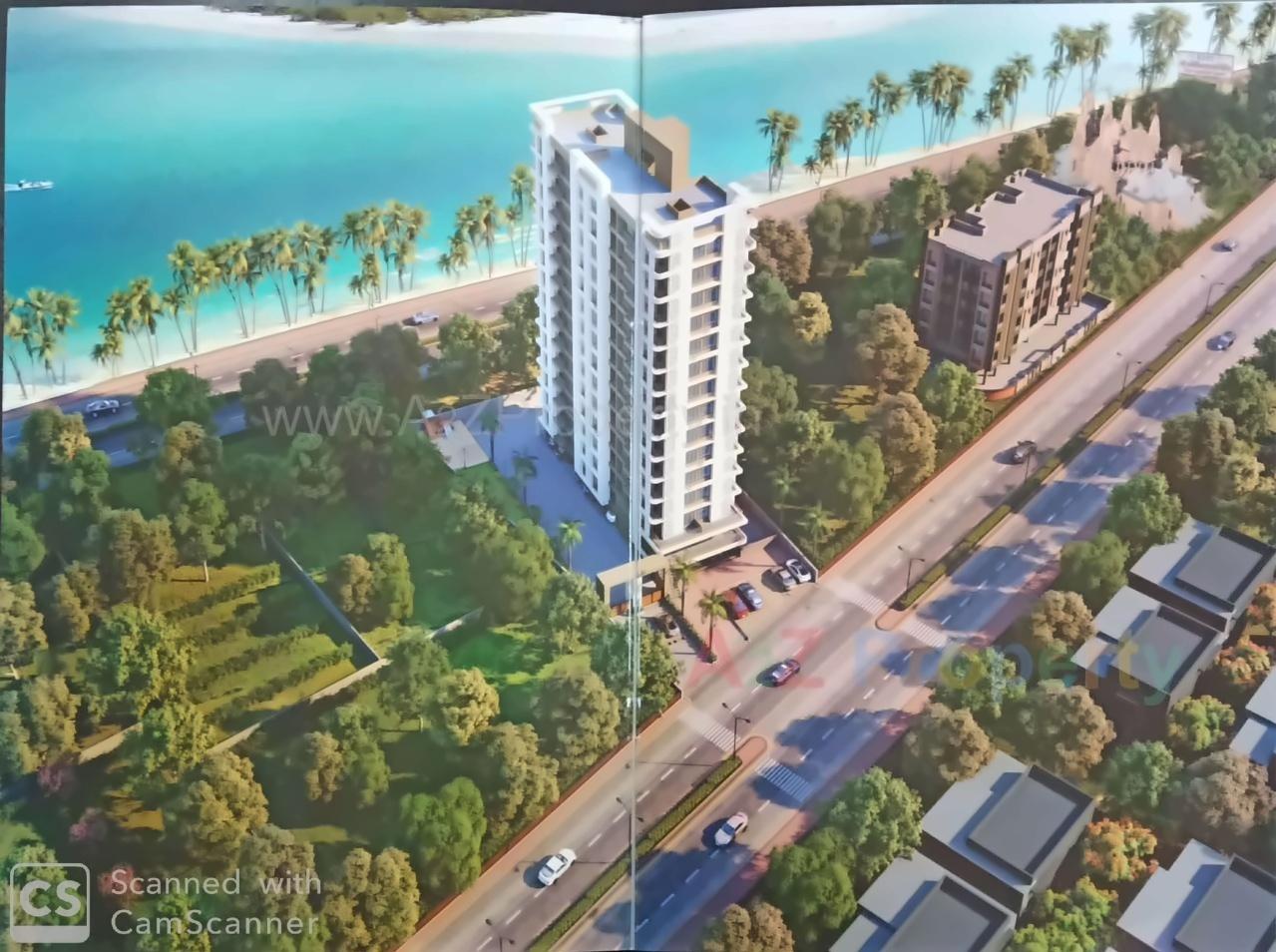 3D Elevation of real estate project River Heights located at Surat, Surat, Gujarat