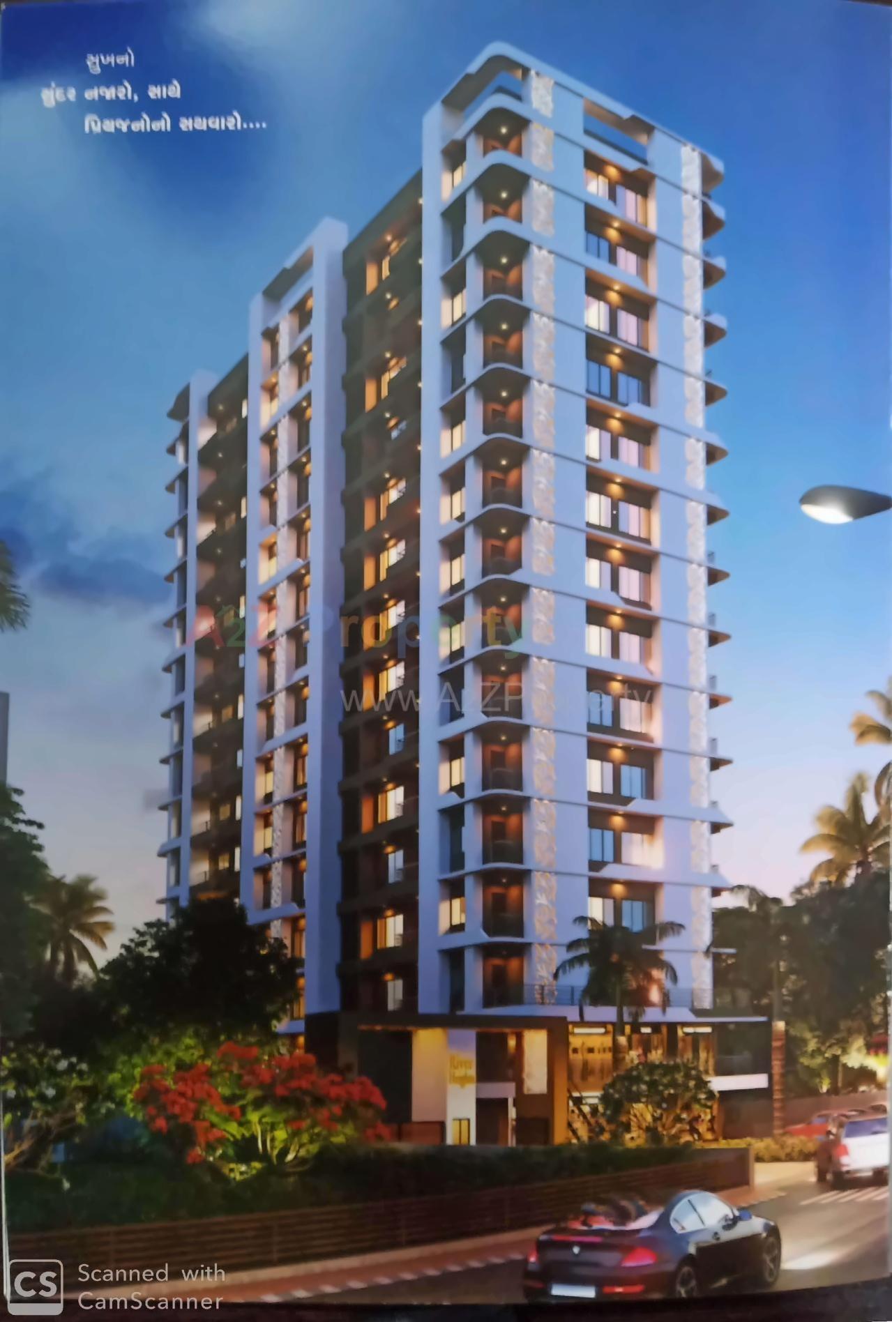 3D Elevation of real estate project River Heights located at Surat, Surat, Gujarat