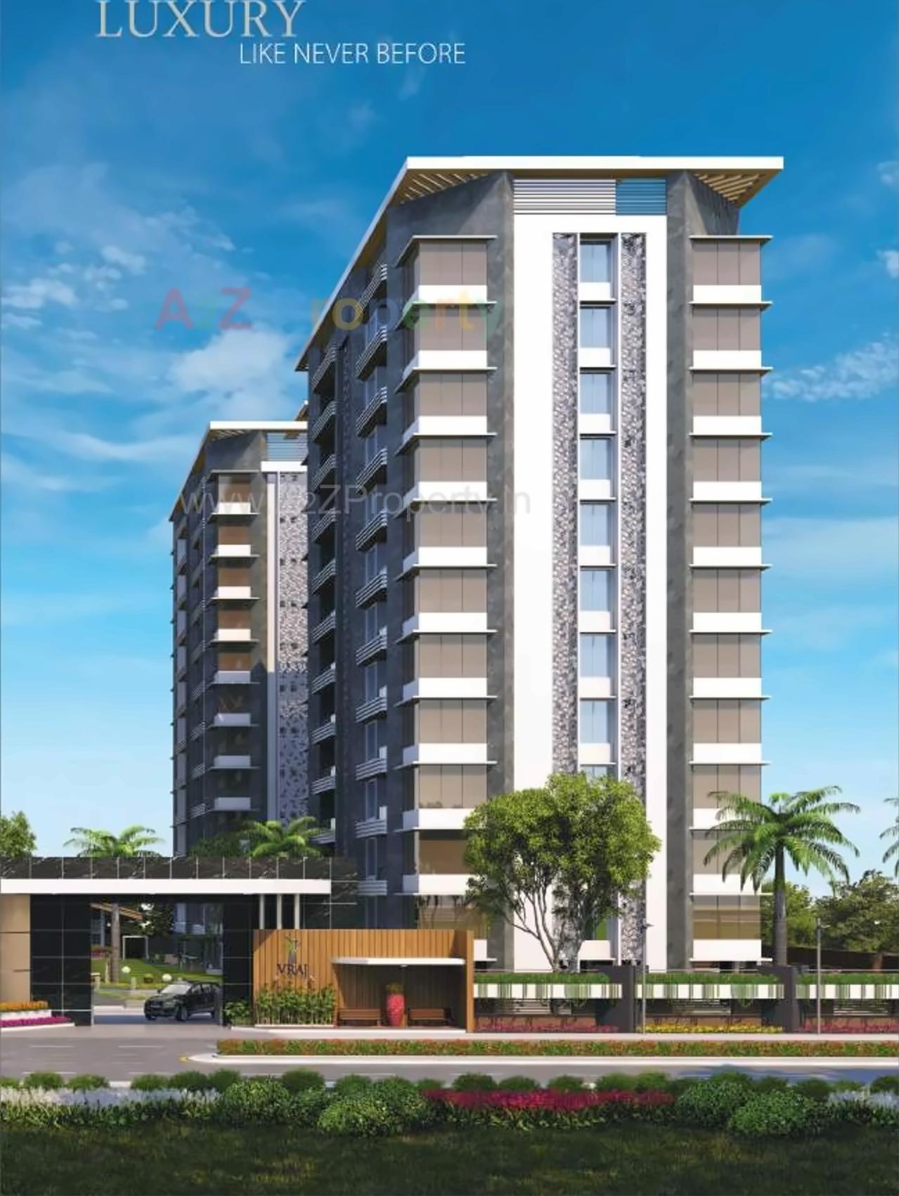 3D Elevation of real estate project River Pentasky located at Althan, Surat, Gujarat
