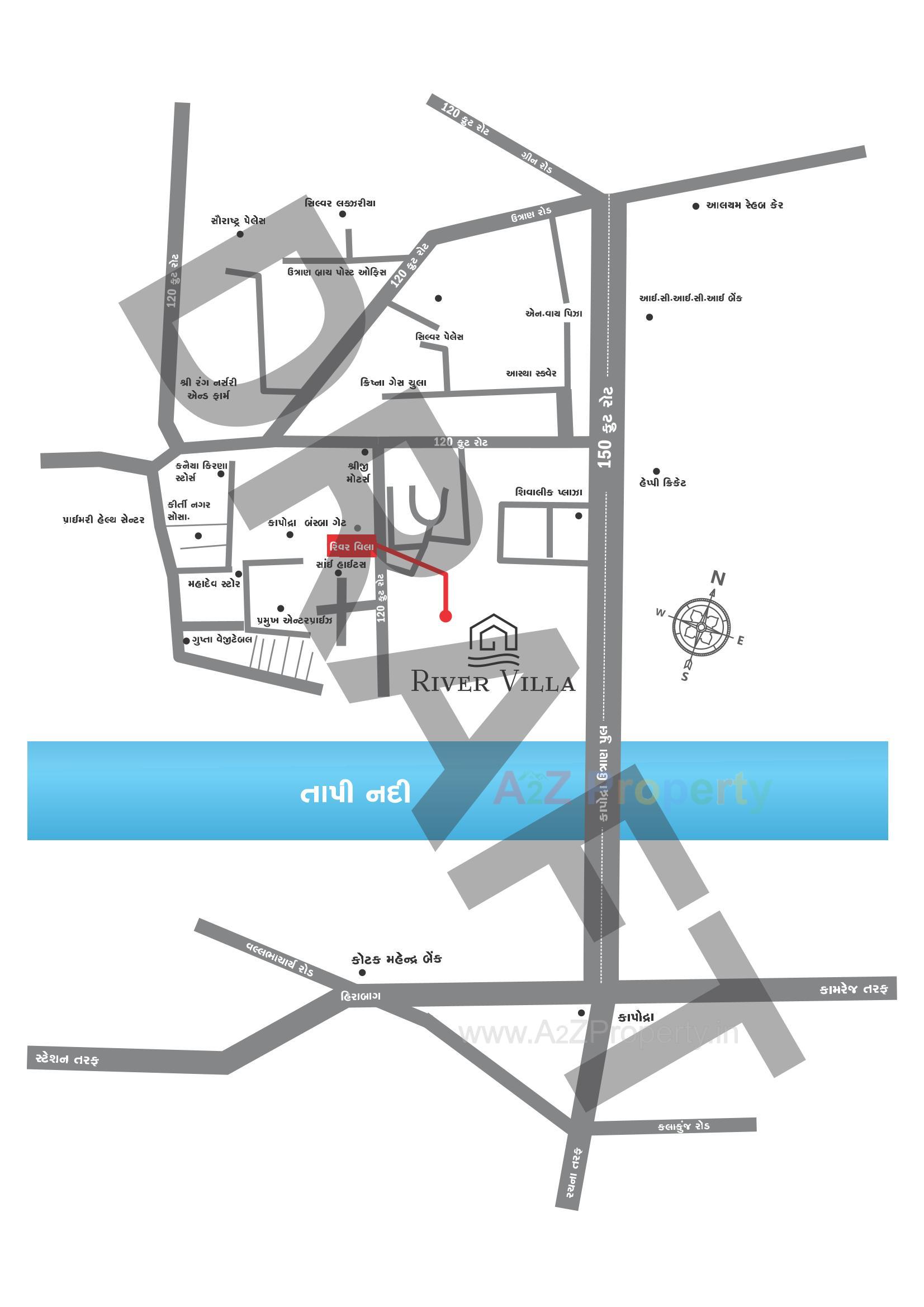  of real estate project River Villa located at Utran, Surat, Gujarat