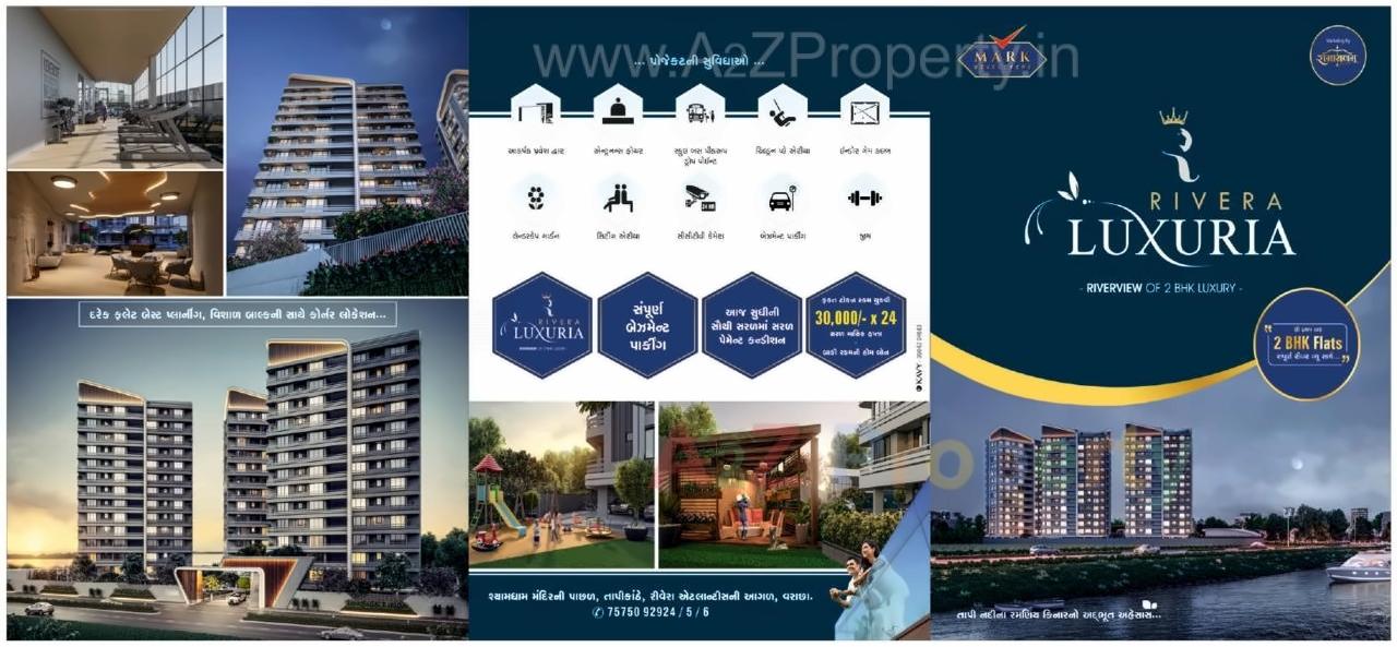  of real estate project Rivera Luxuria located at Valak, Surat, Gujarat