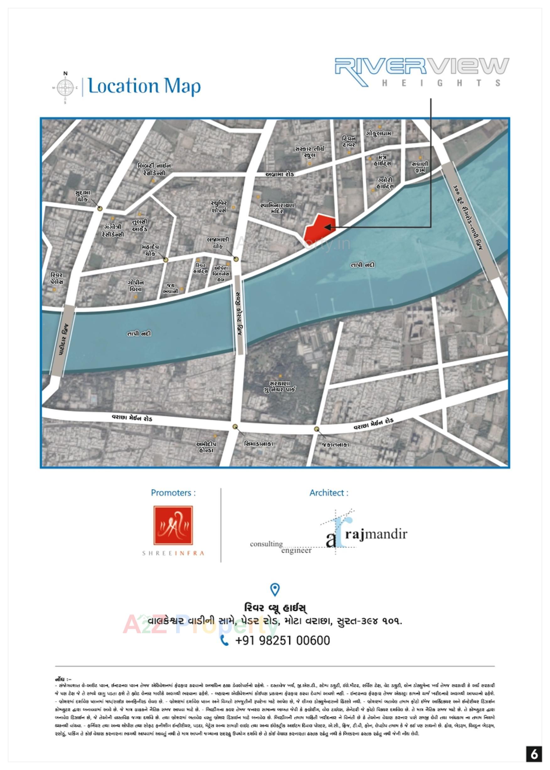  of real estate project Riverview Heights located at Mota, Surat, Gujarat