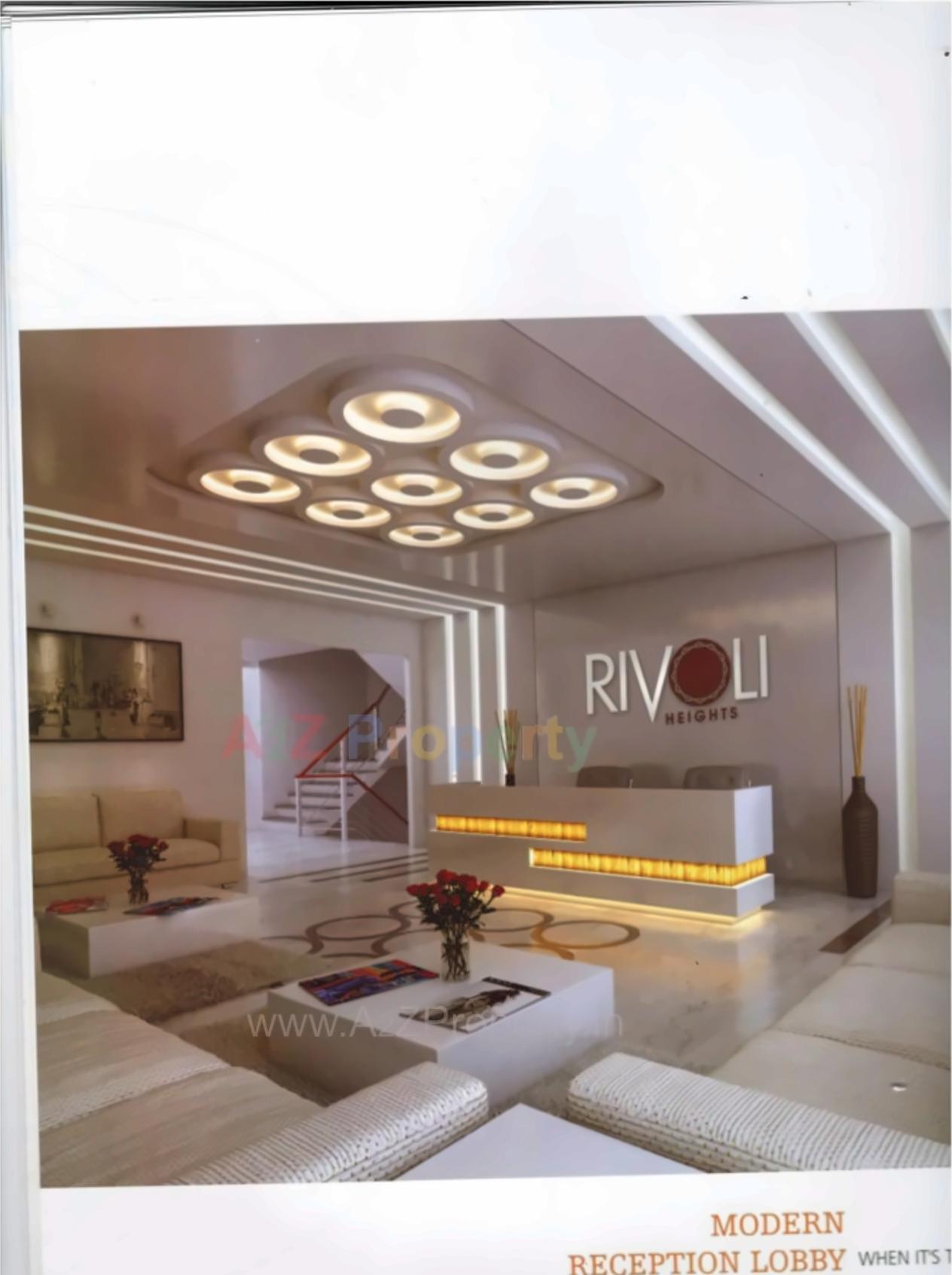 3D Elevation of real estate project Rivoli Heights located at Vesu, Surat, Gujarat