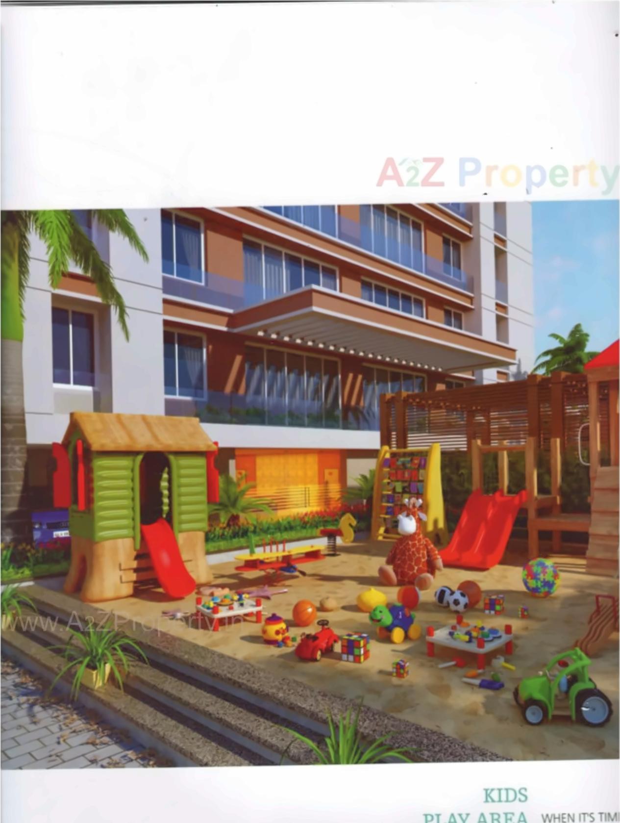 3D Elevation of real estate project Rivoli Heights located at Vesu, Surat, Gujarat