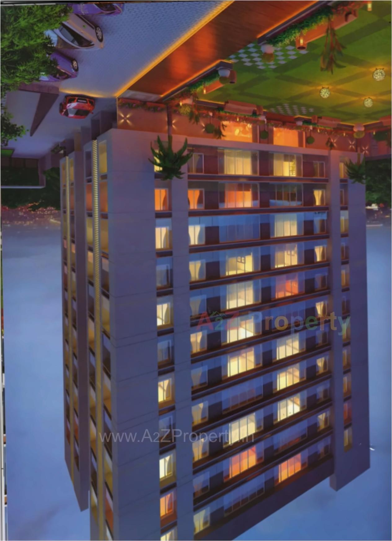 3D Elevation of real estate project Rivoli Heights located at Vesu, Surat, Gujarat