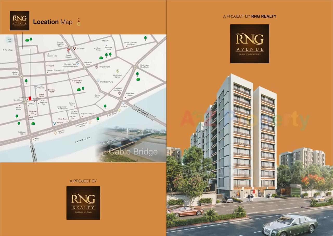  of real estate project Rng Avenue located at Pal, Surat, Gujarat