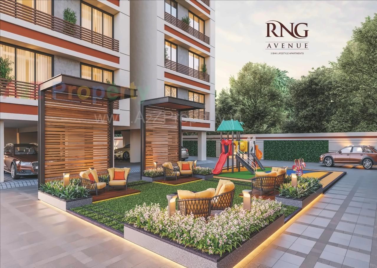 3D Elevation of real estate project Rng Avenue located at Pal, Surat, Gujarat