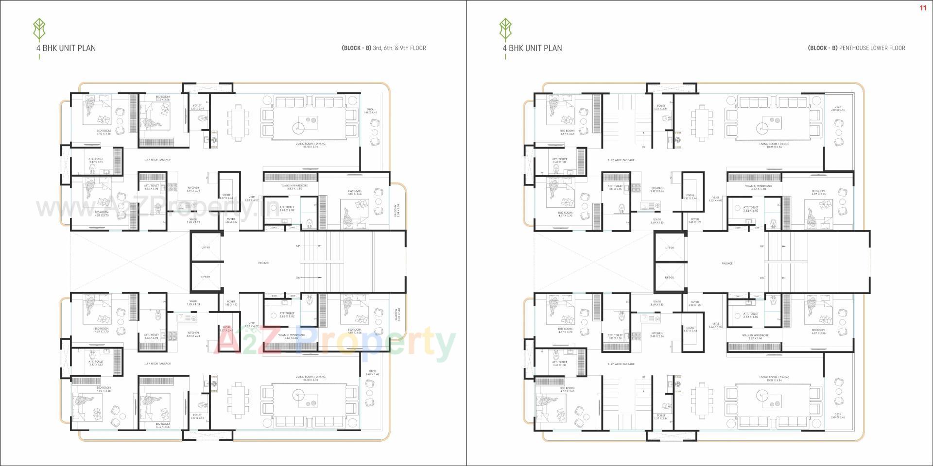 Layout of real estate project Roland Towers located at Magdalla, Surat, Gujarat