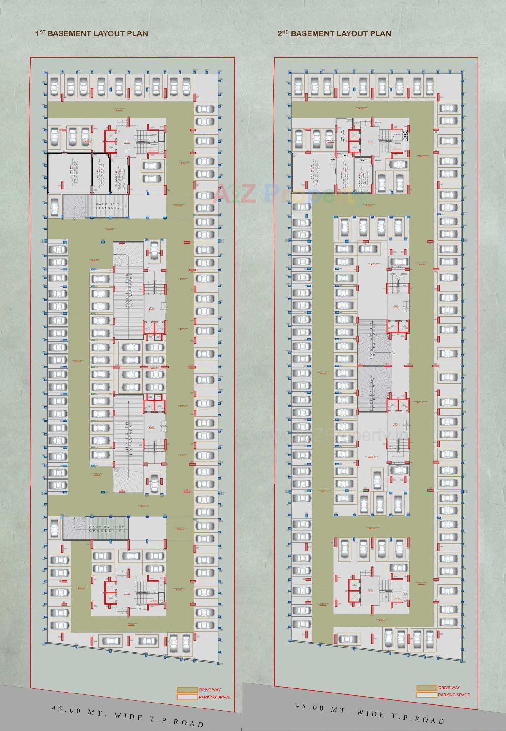 Layout of real estate project Roongta Green Homes located at Parvat, Surat, Gujarat