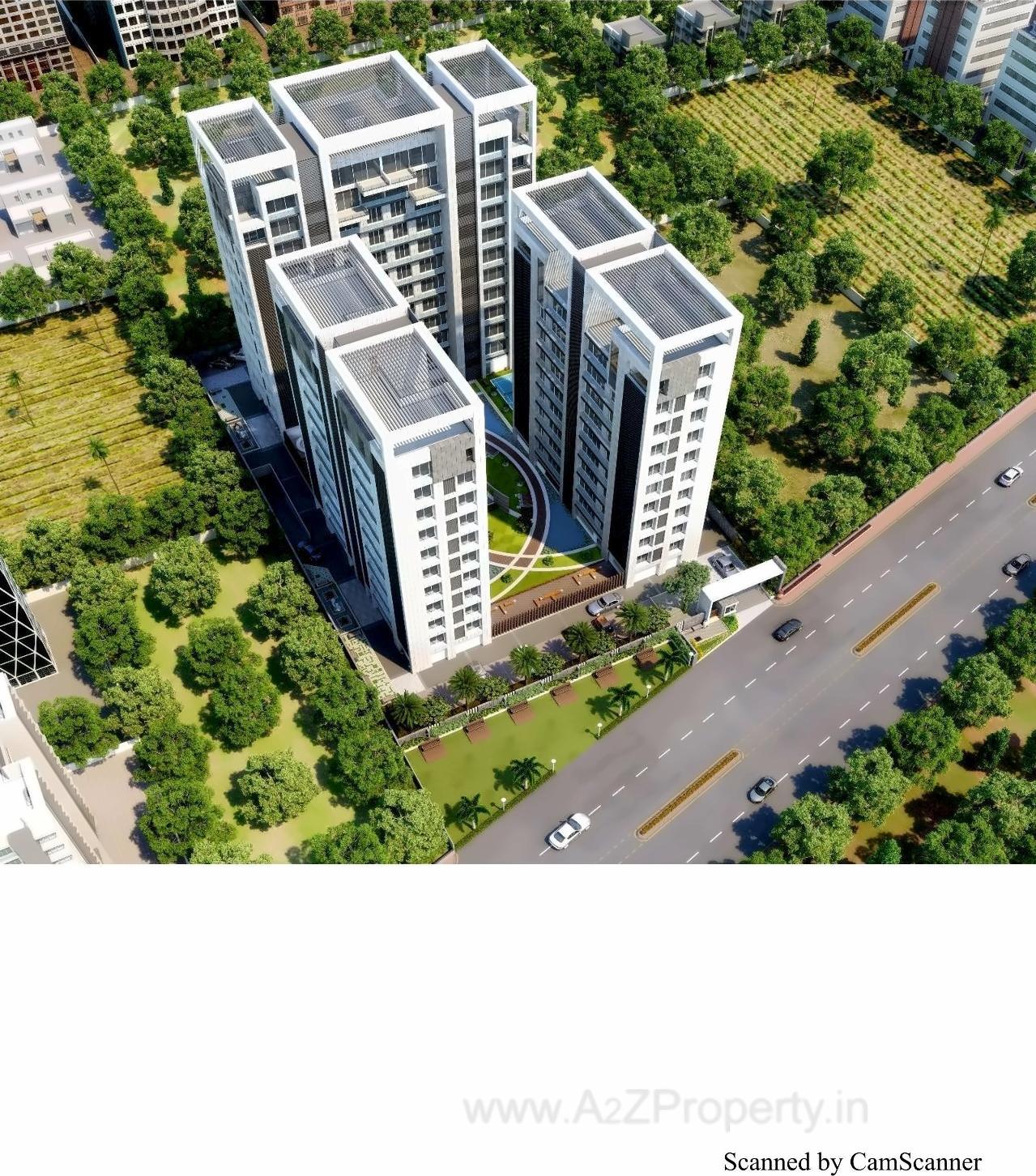 3D Elevation of real estate project Roscoe located at Dabholi, Surat, Gujarat