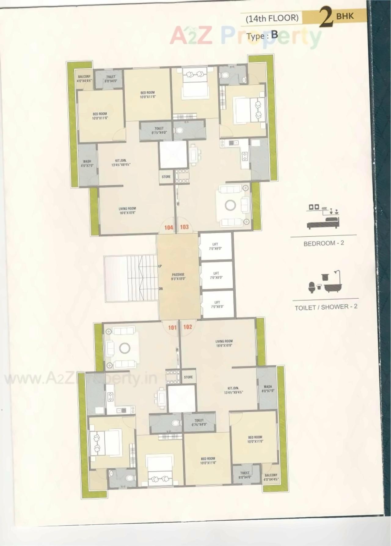 Layout of real estate project Royal Hills located at Varachha, Surat, Gujarat