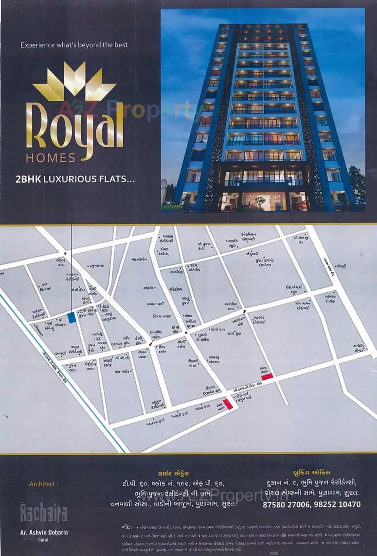  of real estate project Royal Homes located at Puna, Surat, Gujarat