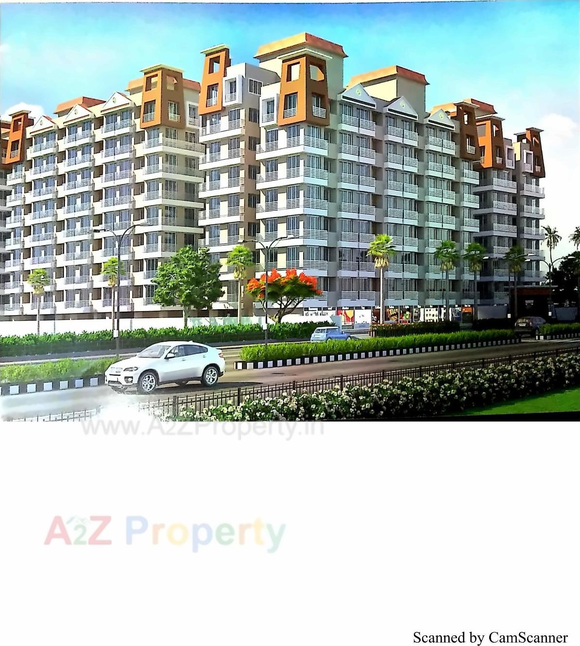 3D Elevation of real estate project Royal Palace located at Dindoli, Surat, Gujarat