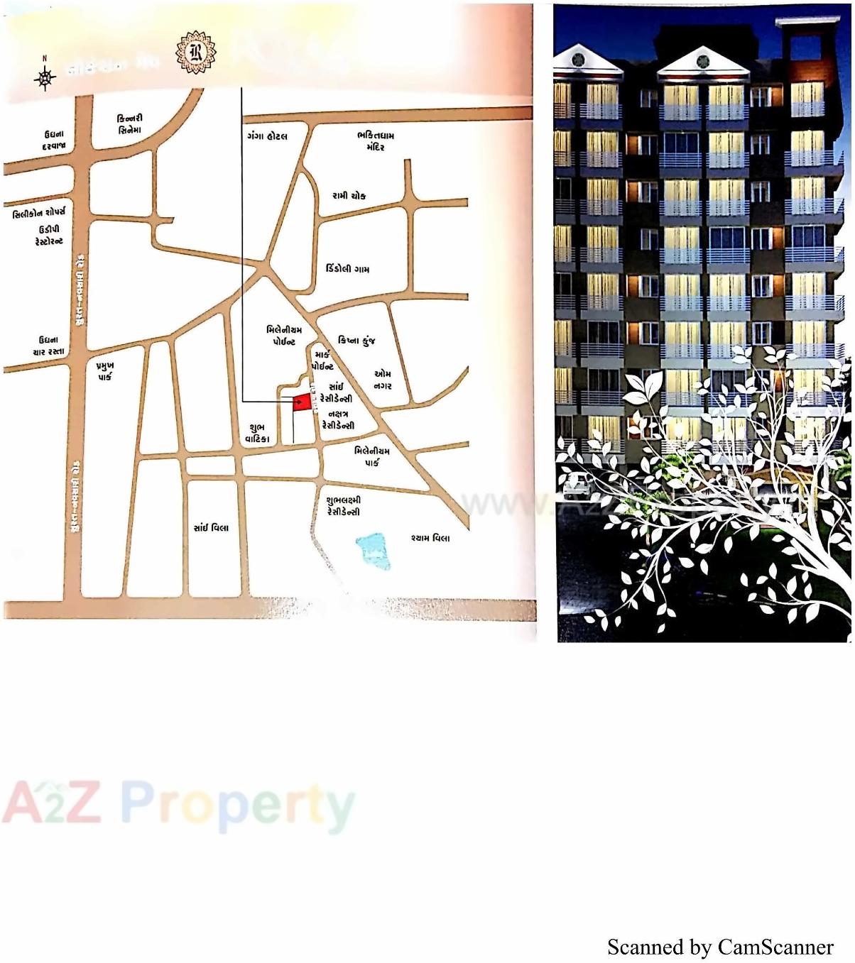  of real estate project Royal Palace located at Dindoli, Surat, Gujarat