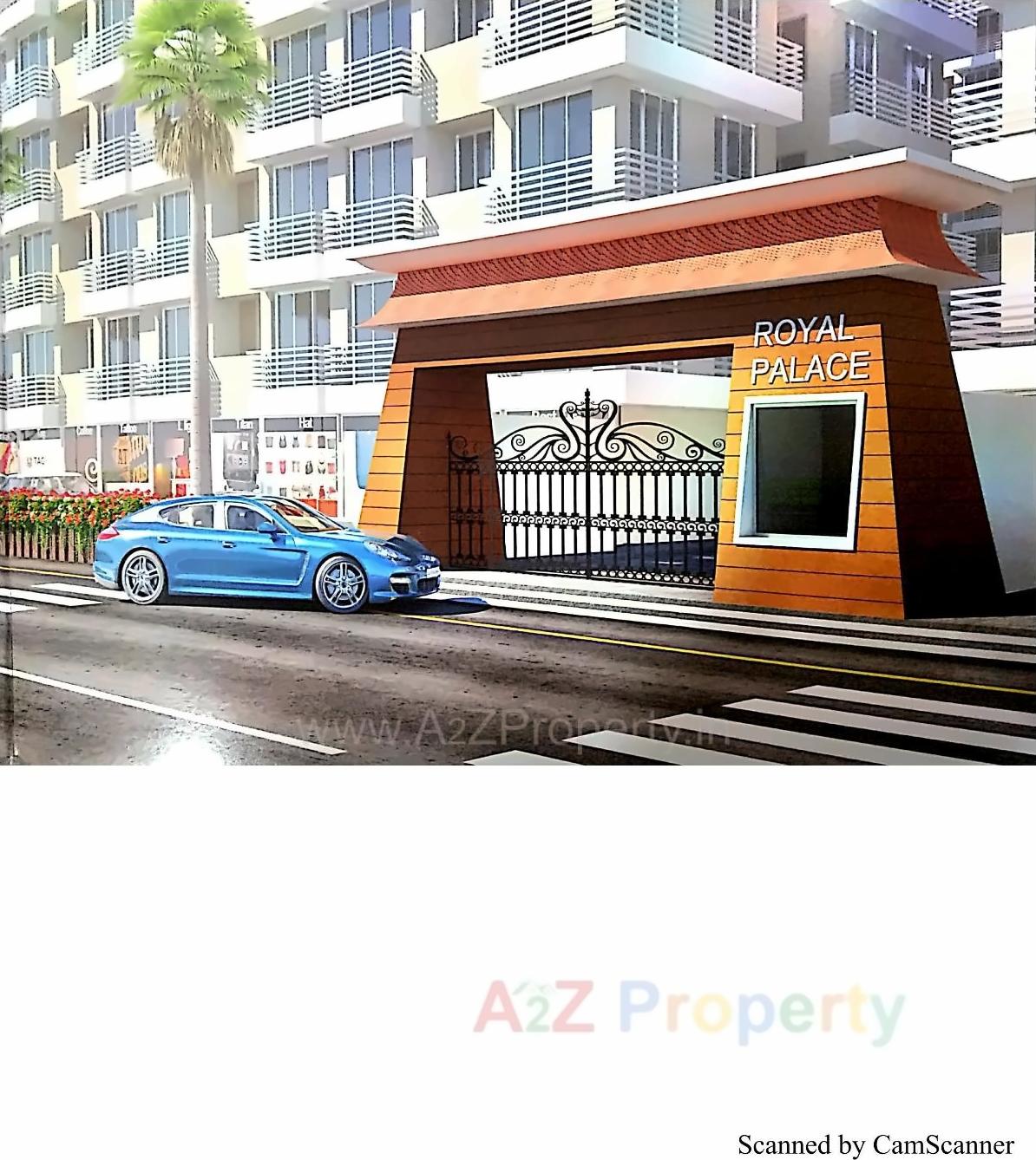 3D Elevation of real estate project Royal Palace located at Dindoli, Surat, Gujarat