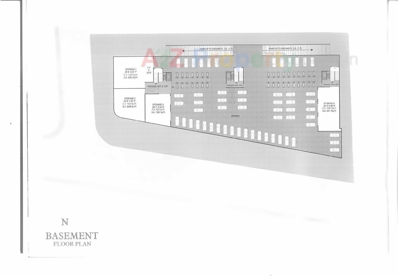 Layout of real estate project Royal Titanium located at Palanpor, Surat, Gujarat