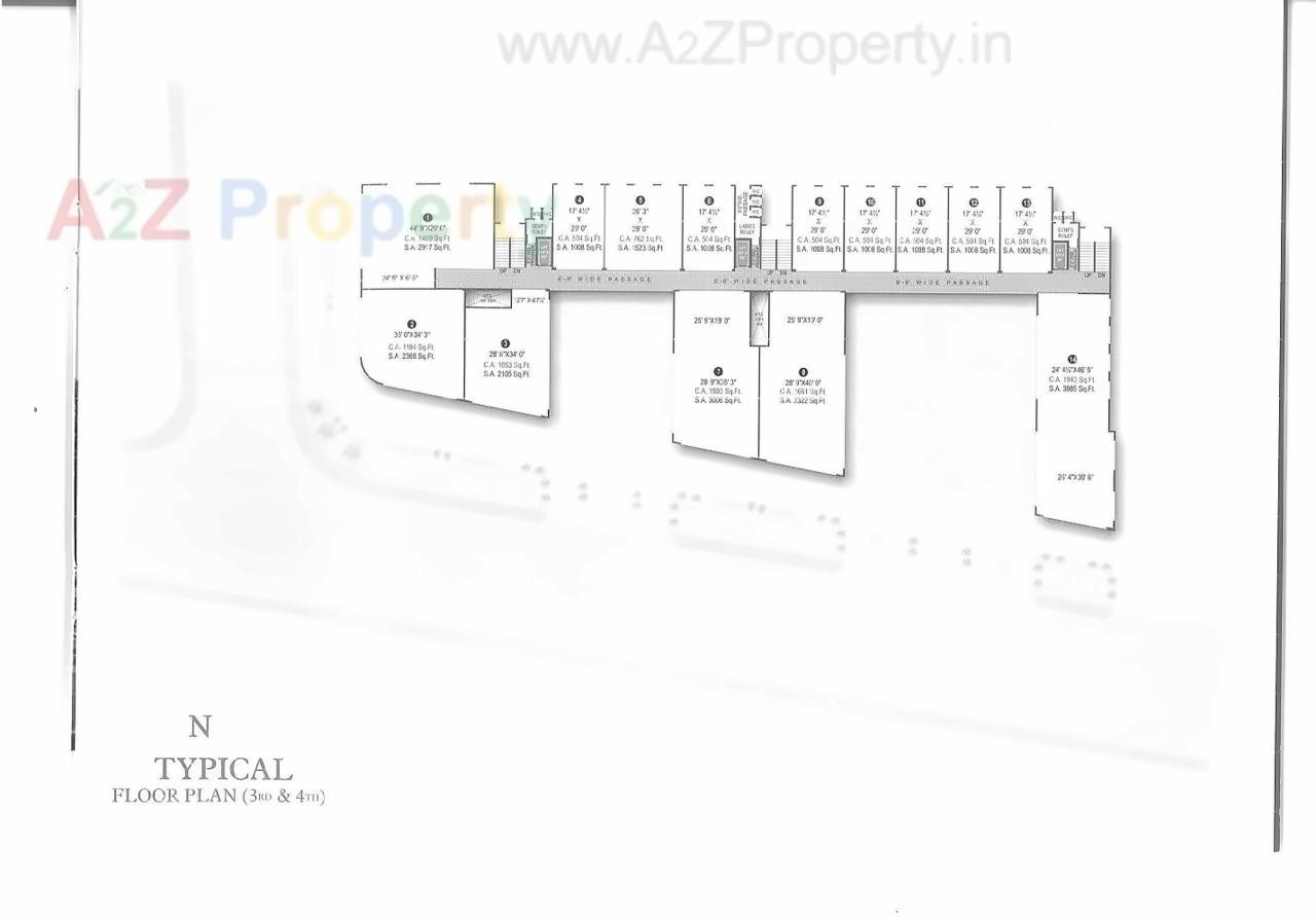 Layout of real estate project Royal Titanium located at Palanpor, Surat, Gujarat