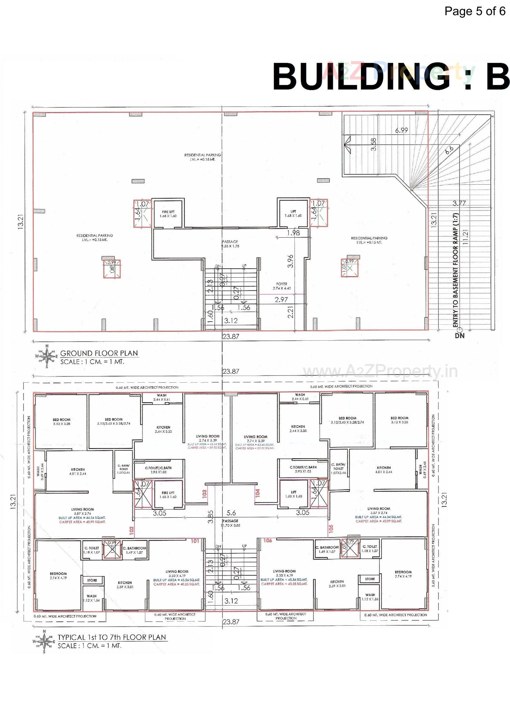 Layout of real estate project Rudraa Homes located at Dindoli, Surat, Gujarat