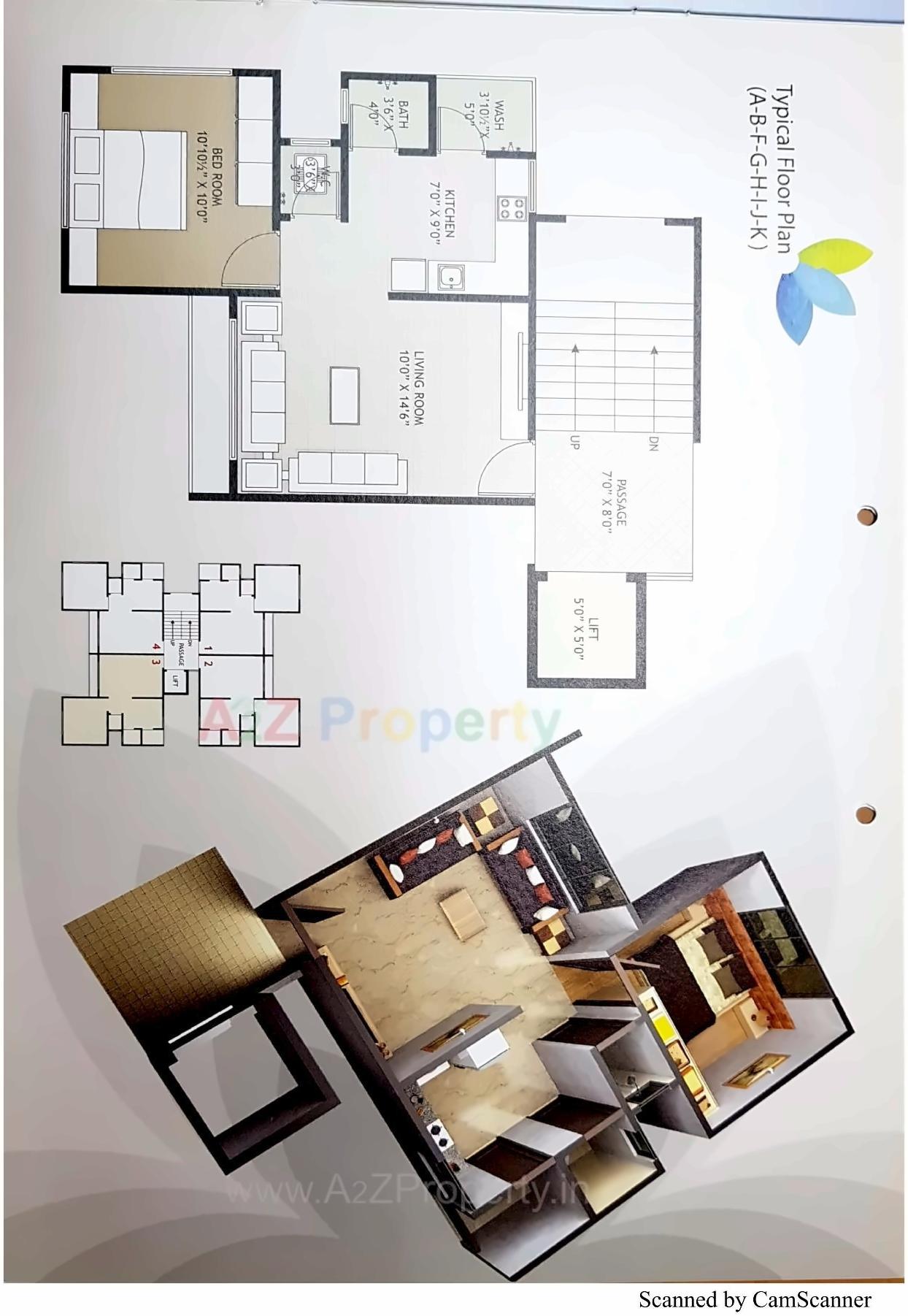Layout of real estate project Rushikesh Enclave located at Dindoli, Surat, Gujarat