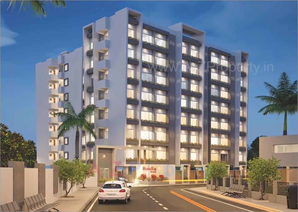 3D Elevation of real estate project Ruturaj Residency located at Chhaprabatha, Surat, Gujarat