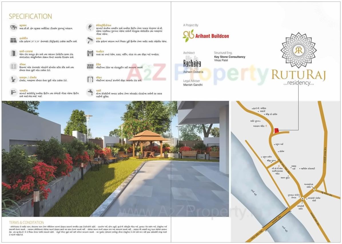  of real estate project Ruturaj Residency located at Chhaprabatha, Surat, Gujarat
