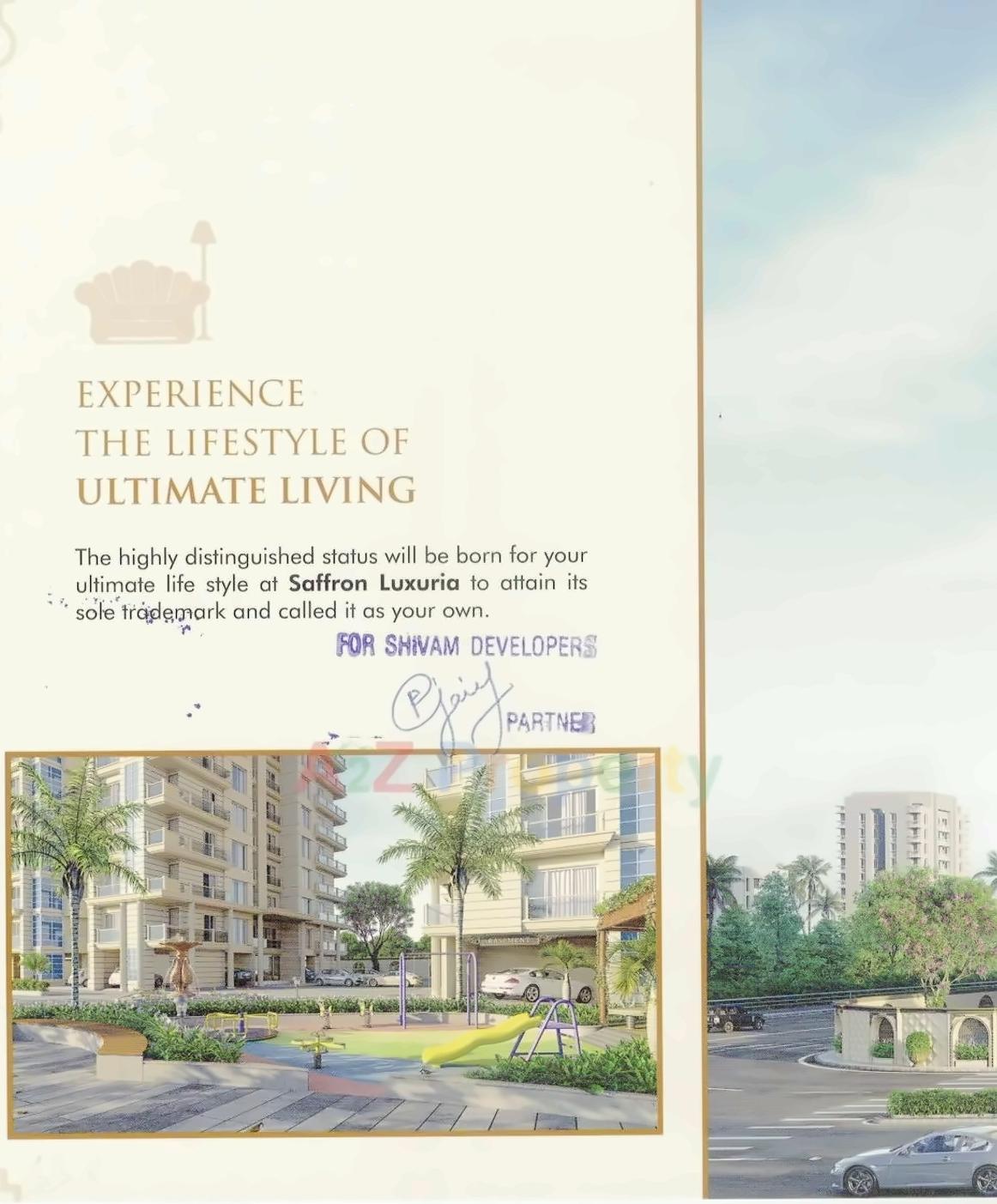  of real estate project Saffron Luxuria located at Valak, Surat, Gujarat