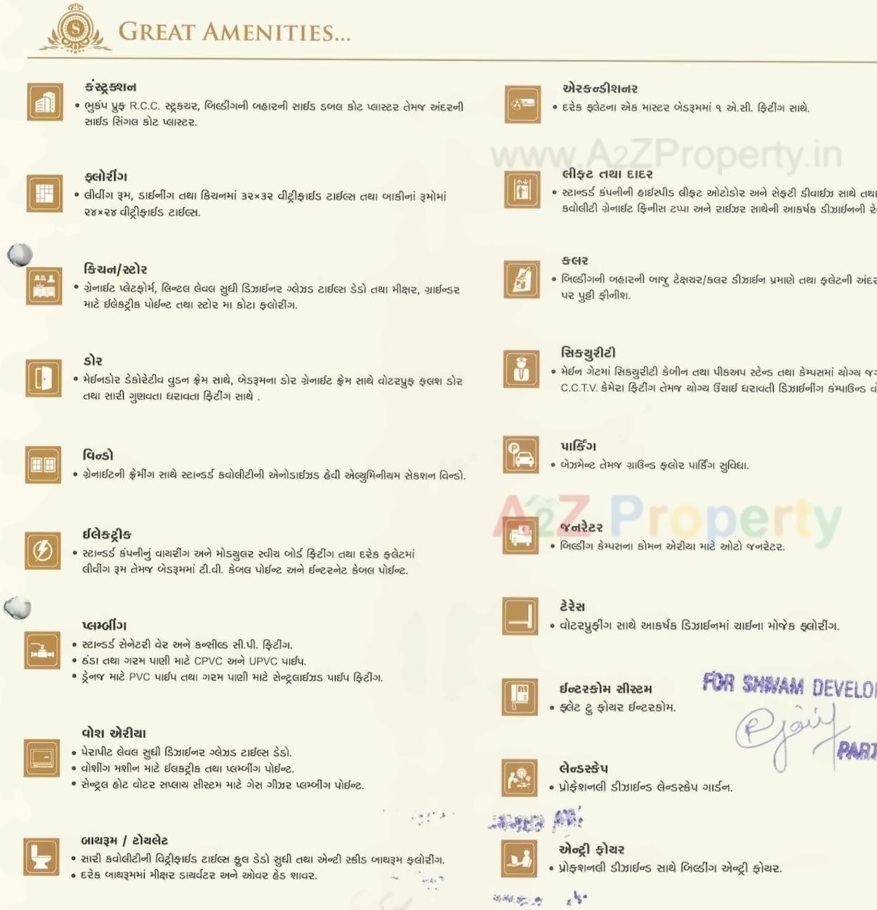  of real estate project Saffron Luxuria located at Valak, Surat, Gujarat